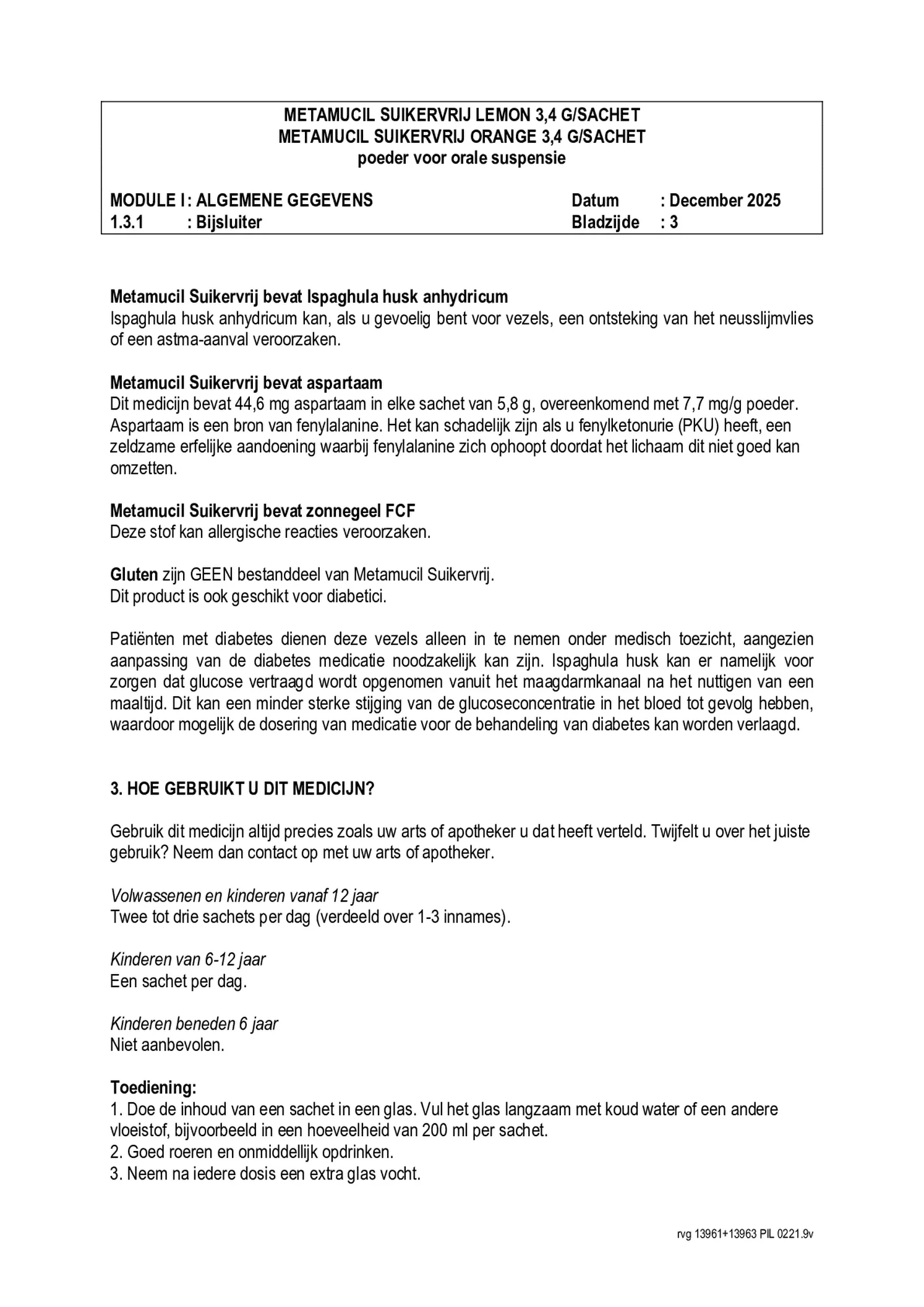 Orange Sachets afbeelding van document #3, bijsluiter