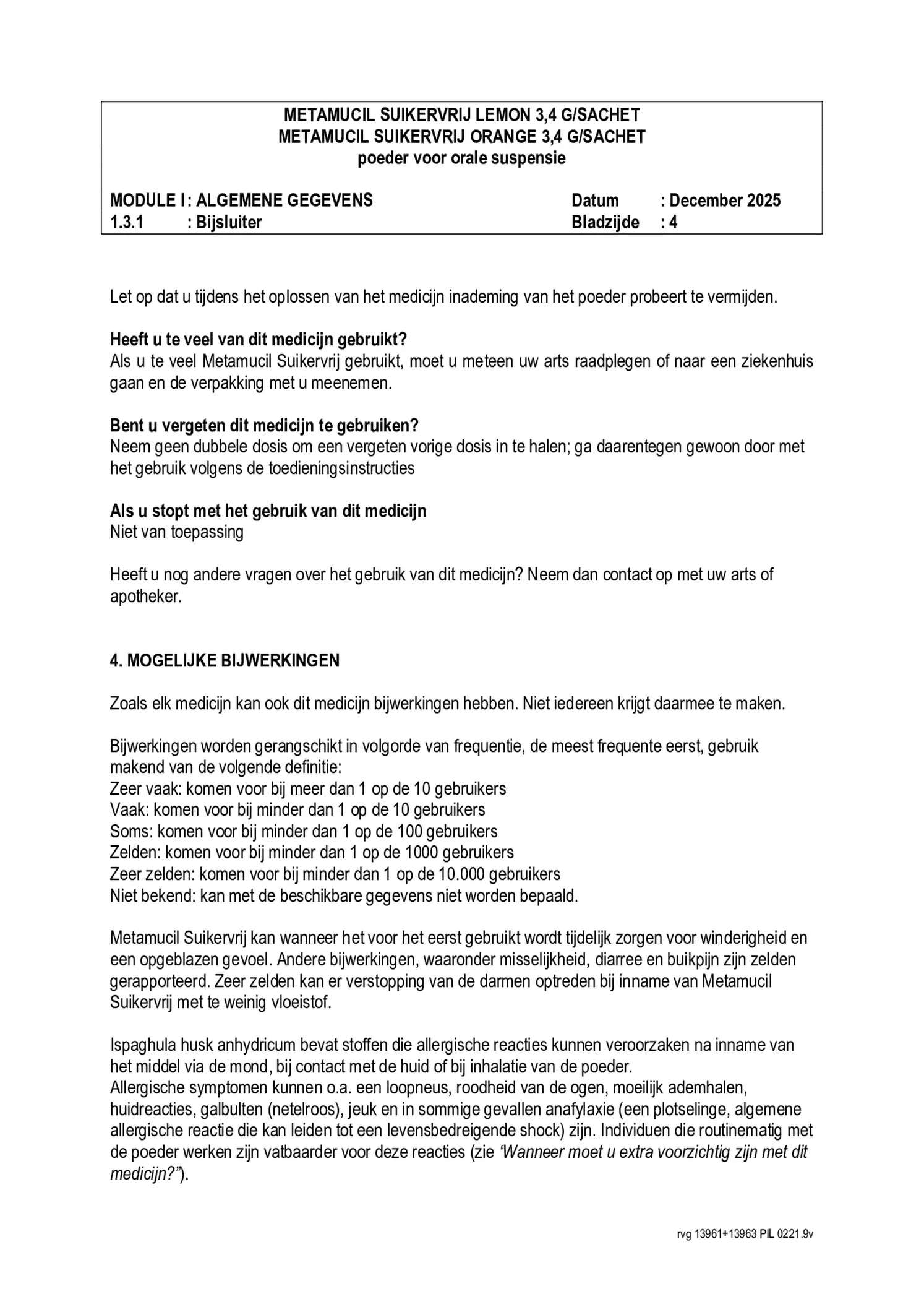 Orange Sachets afbeelding van document #4, bijsluiter