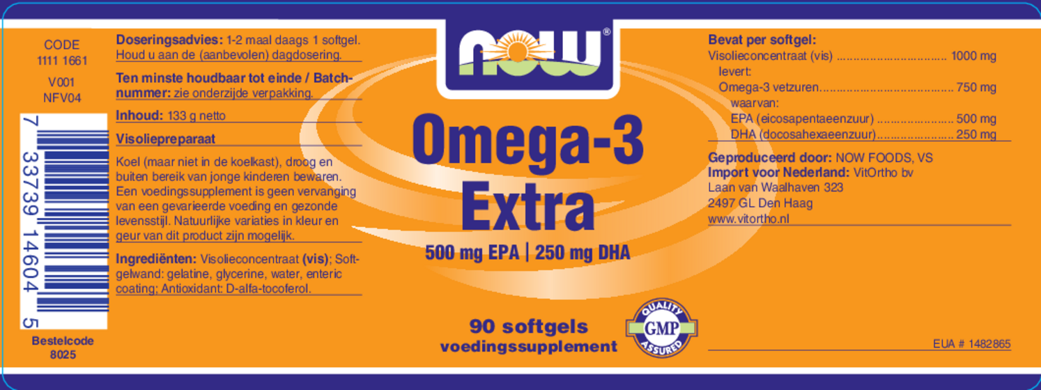 Omega Extra Softgels afbeelding van document #1, etiket