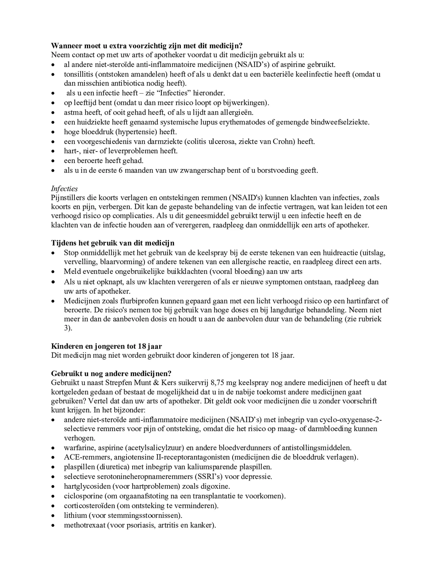 8,75mg Keelspray afbeelding van document #2, bijsluiter