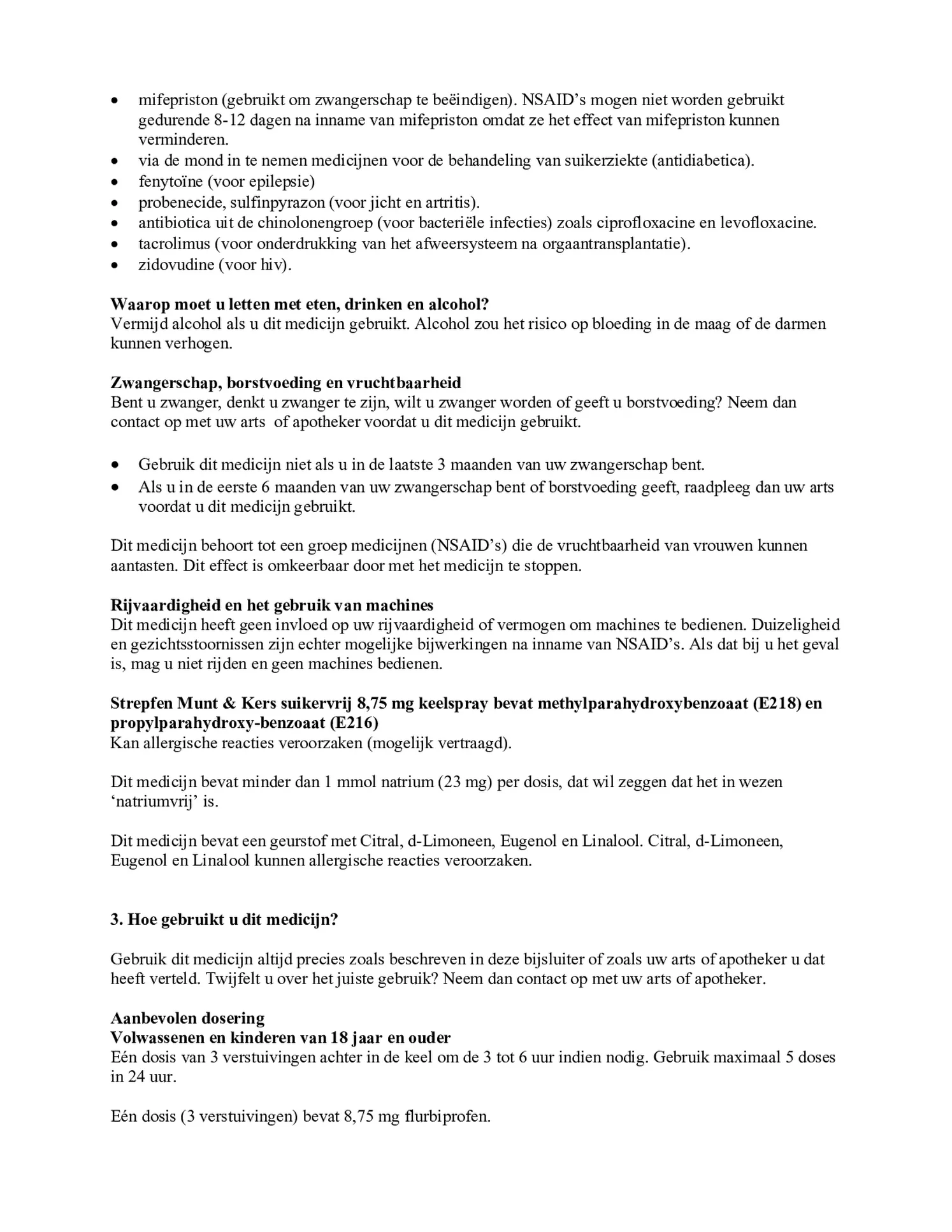 8,75mg Keelspray afbeelding van document #3, bijsluiter