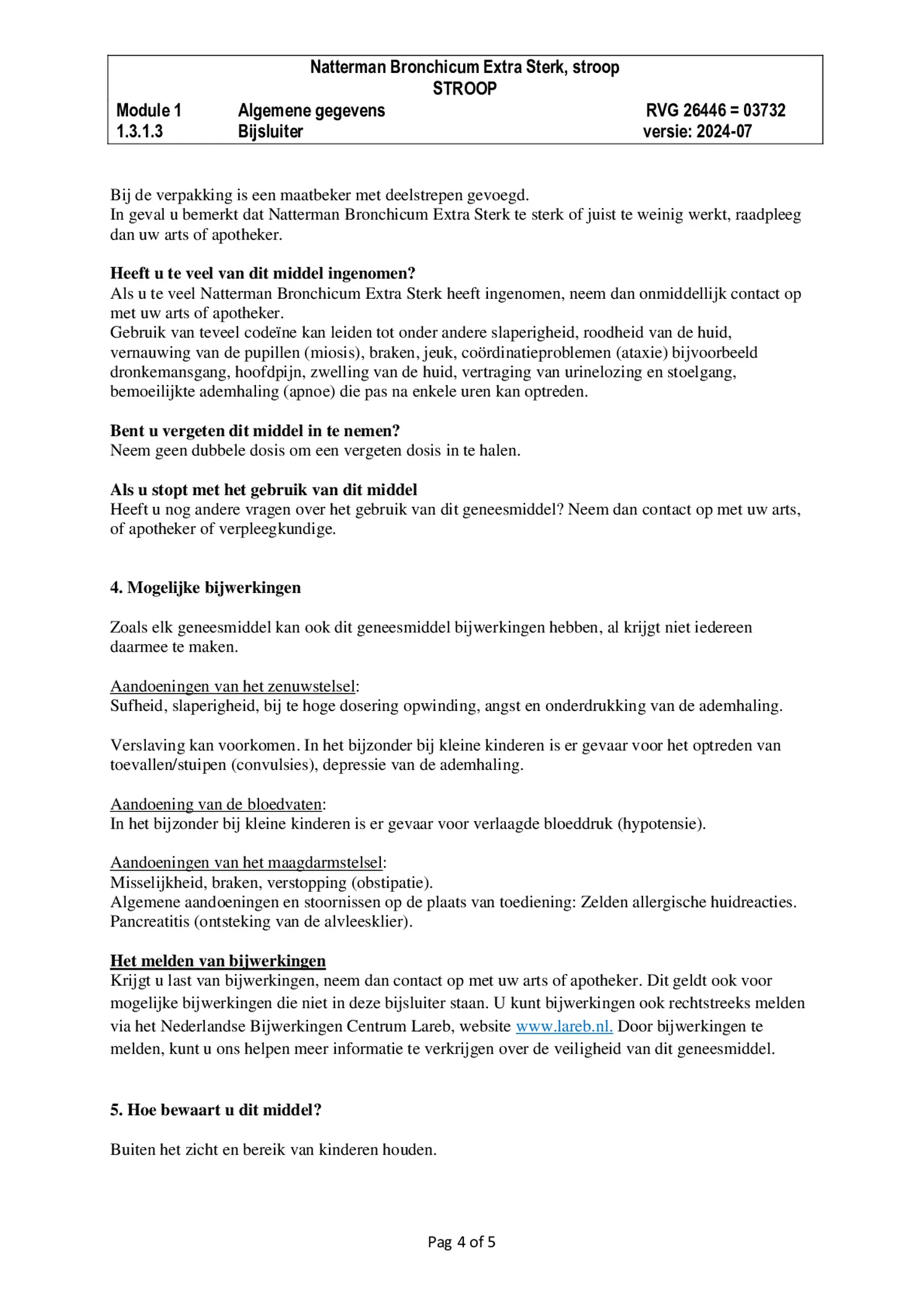 Bronchicum Extra Sterk afbeelding van document #4, bijsluiter