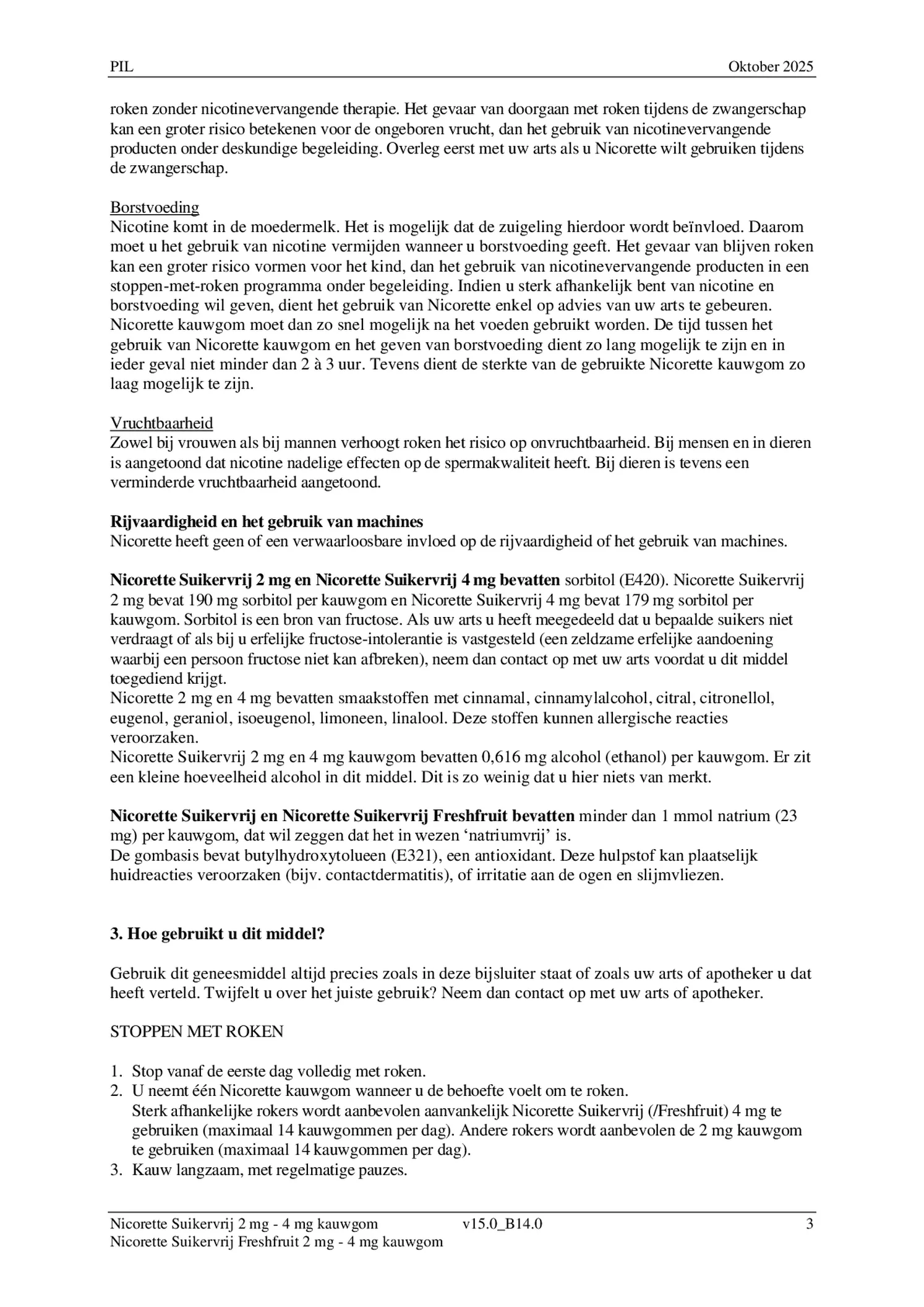 Suikervrij 2mg Kauwgom afbeelding van document #3, bijsluiter