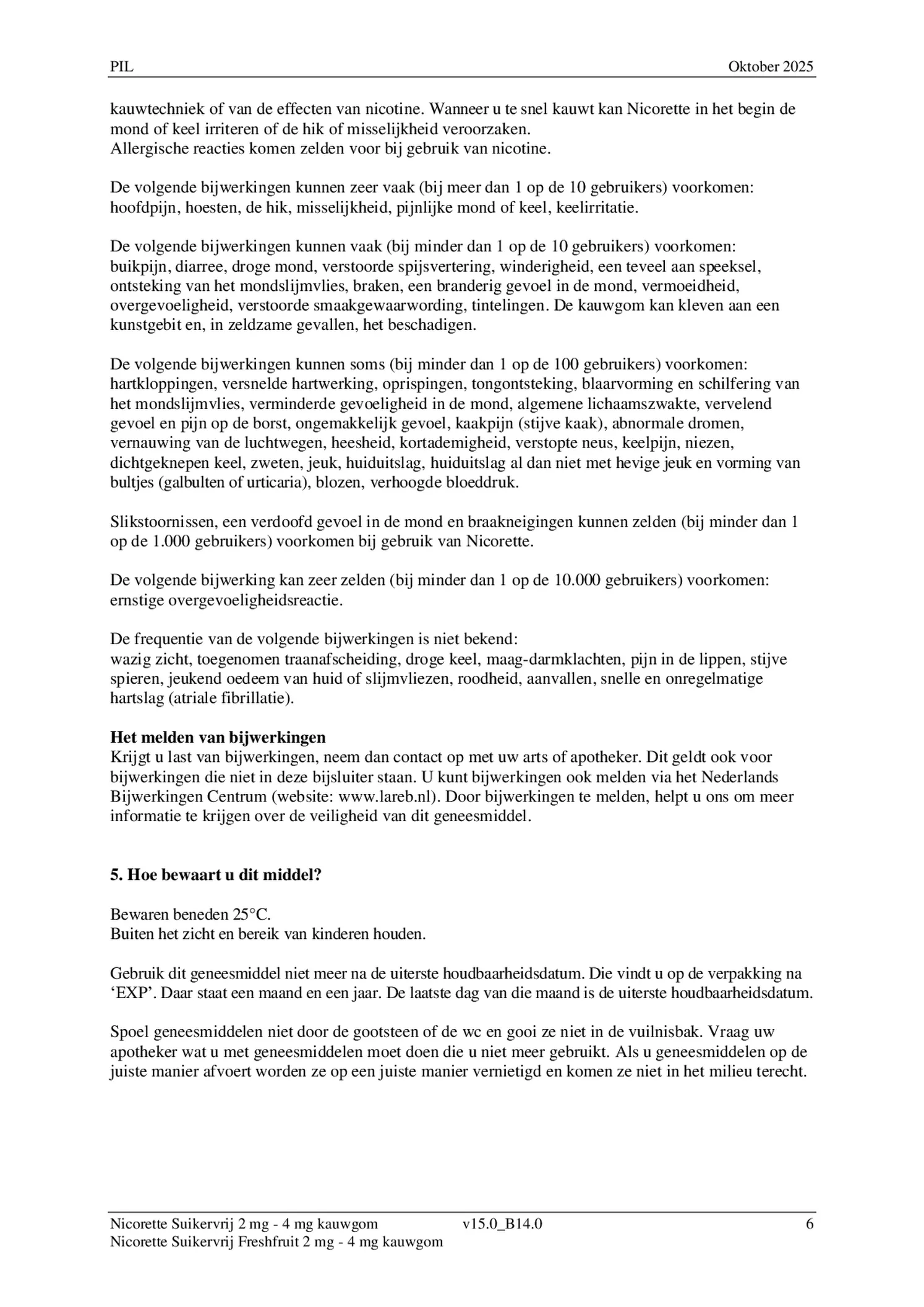 Suikervrij 2mg Kauwgom afbeelding van document #6, bijsluiter