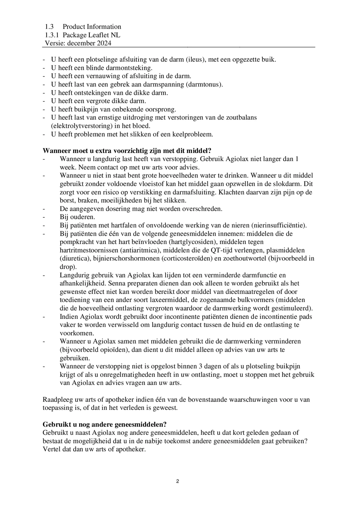 Granulaat Bus afbeelding van document #2, bijsluiter