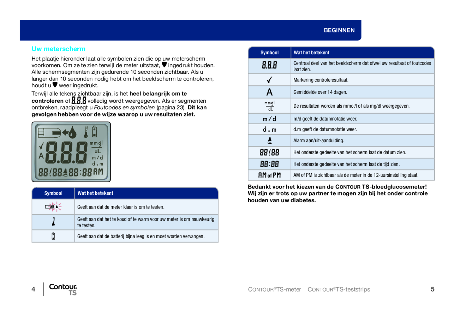 Contour TS Glucosemeter Startpakket afbeelding van document #4, gebruiksaanwijzing
