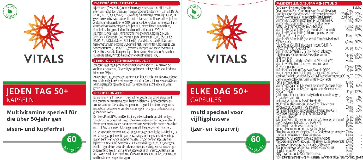 Elke Dag 50+ Capsules afbeelding van document #1, etiket