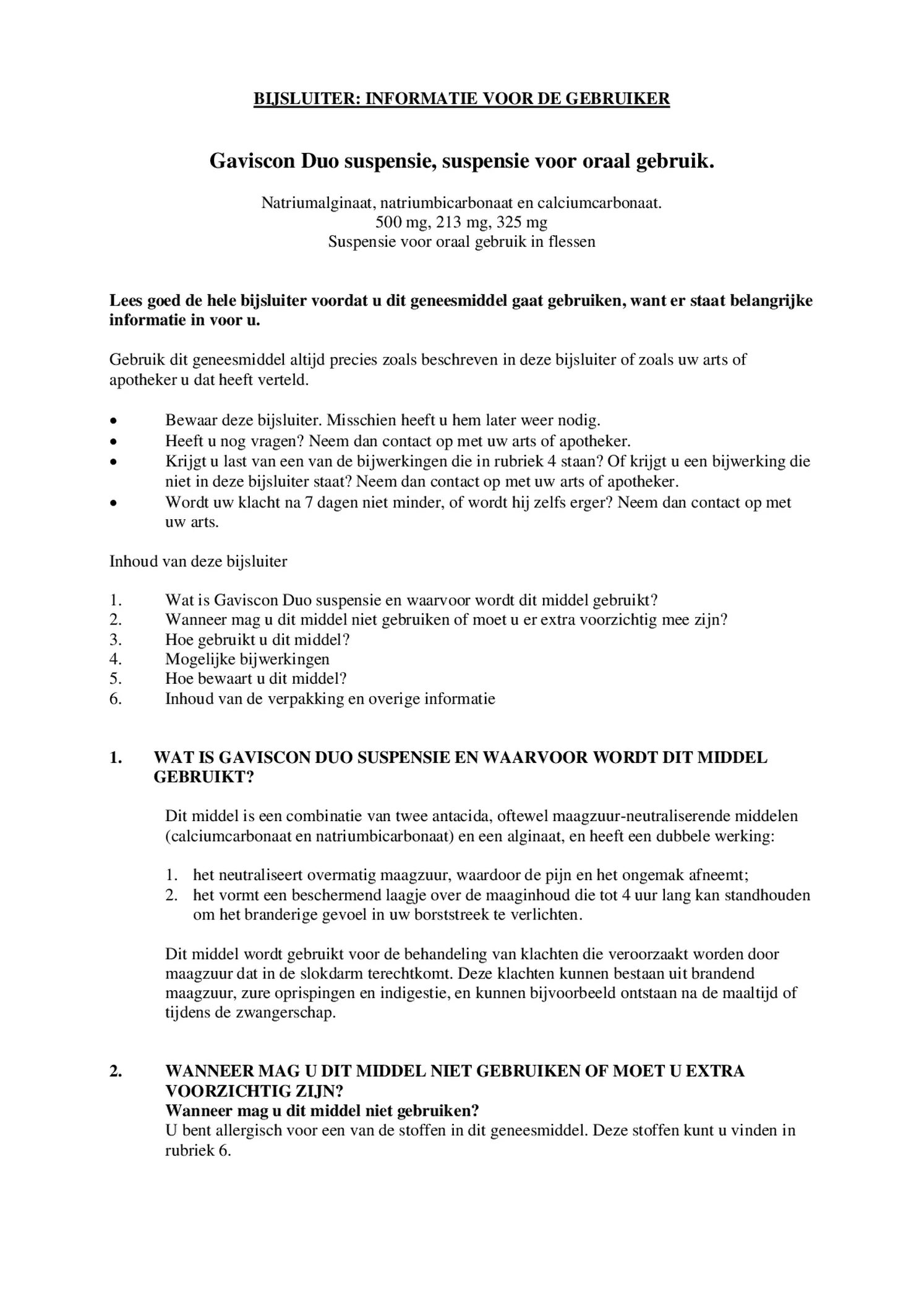 Duo Suspensie afbeelding van document #1, bijsluiter