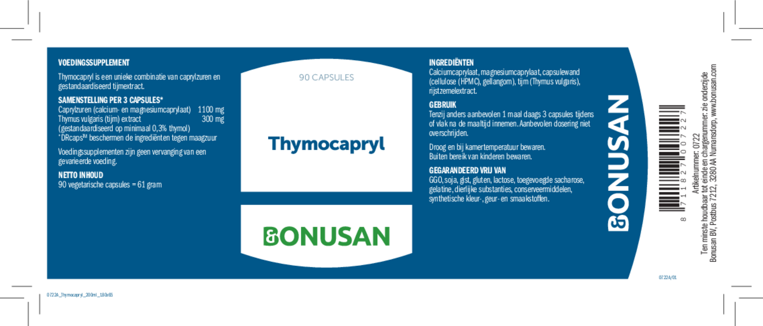 Thymocapryl Capsules afbeelding van document #1, etiket
