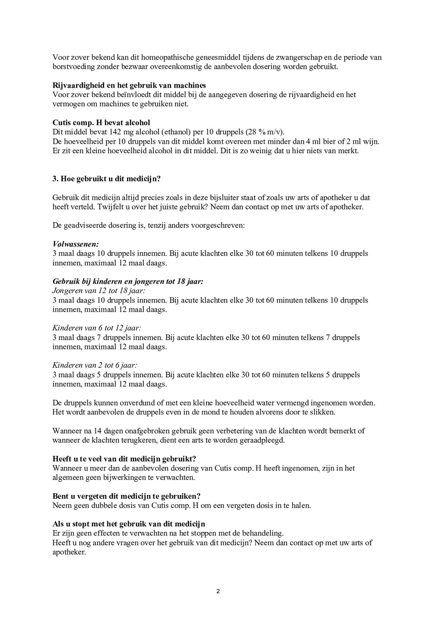 Cutis Compositum H afbeelding van document #2, bijsluiter