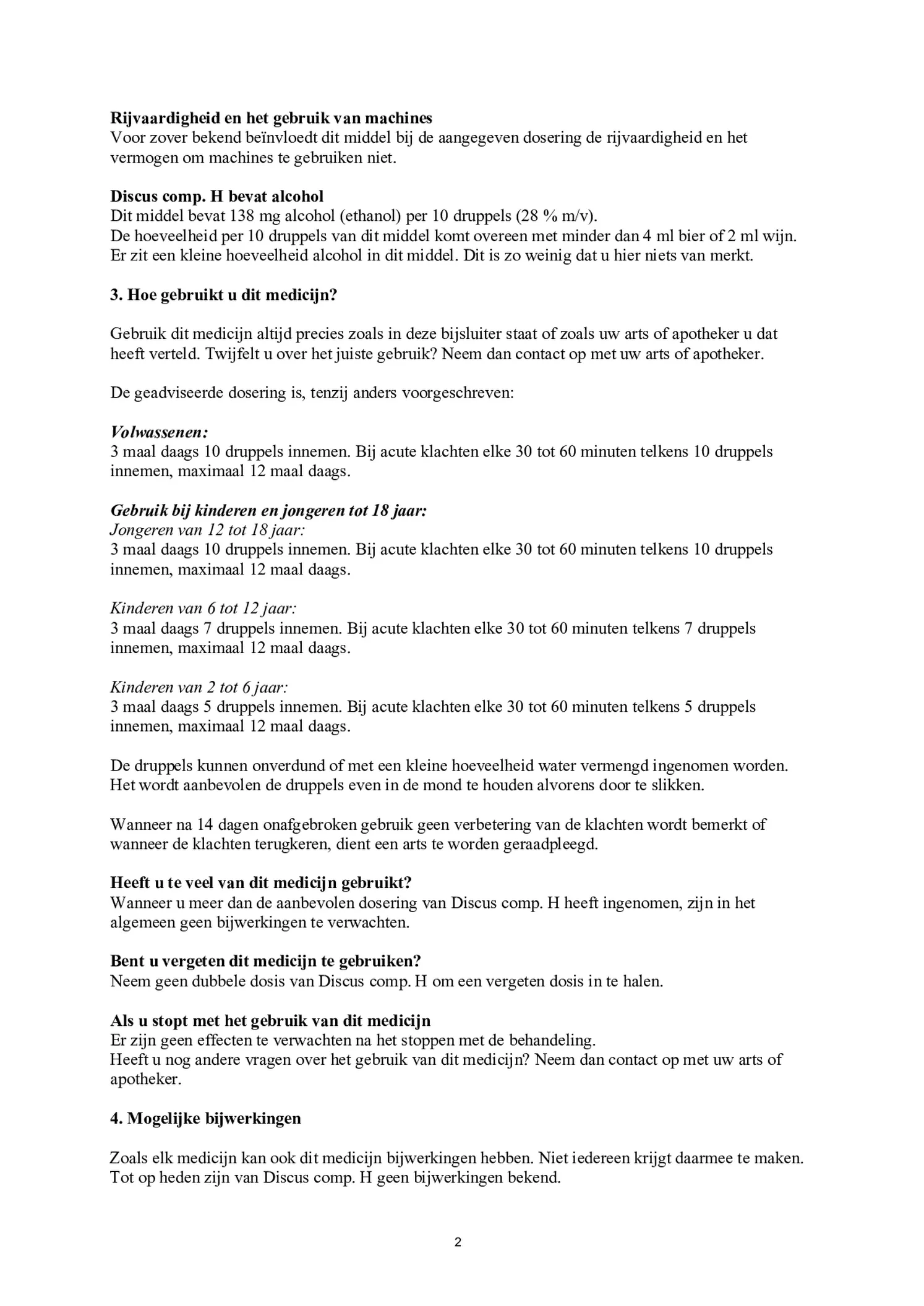 Discus Compositum H afbeelding van document #2, bijsluiter