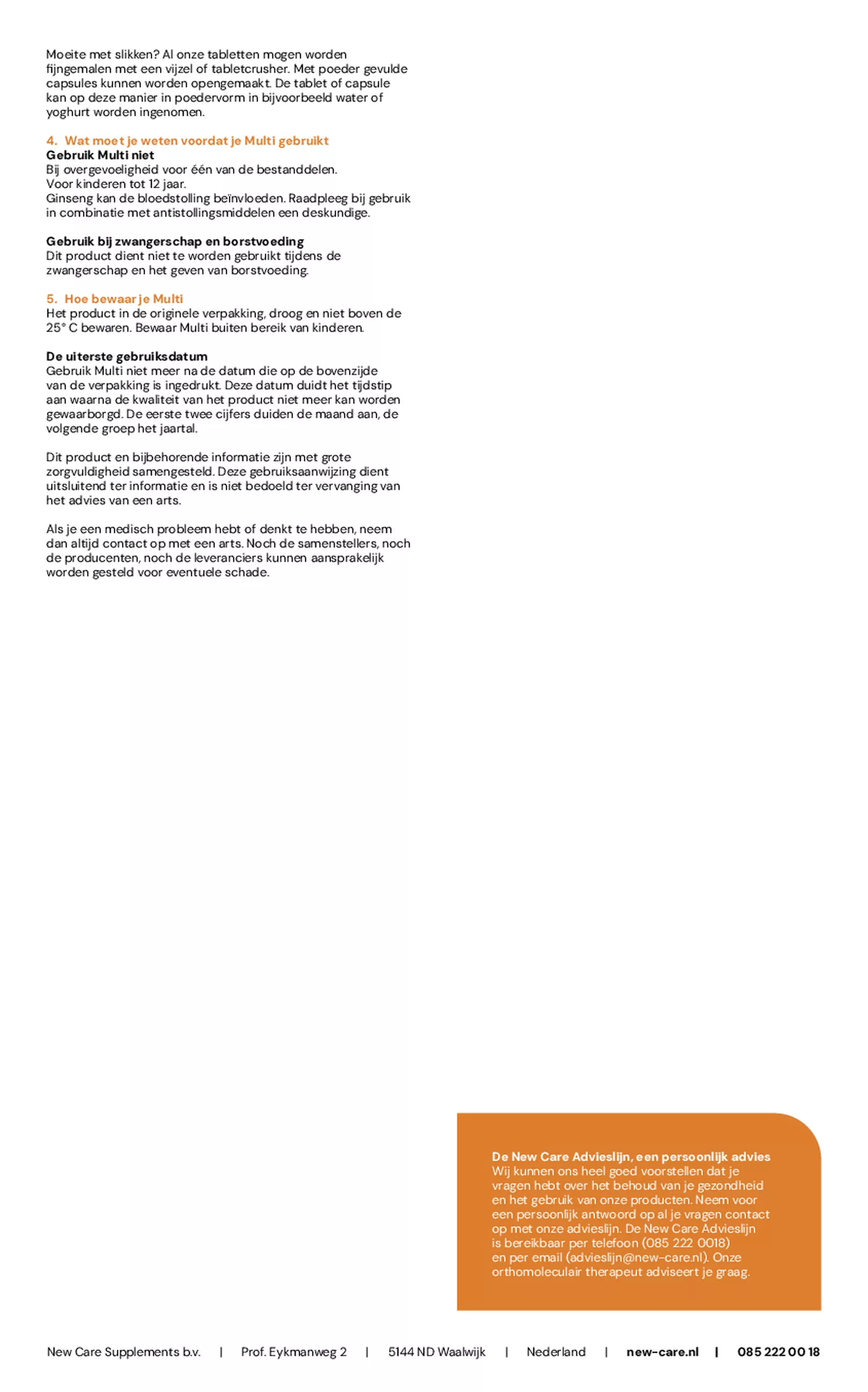 Multi Tabletten afbeelding van document #2, gebruiksaanwijzing