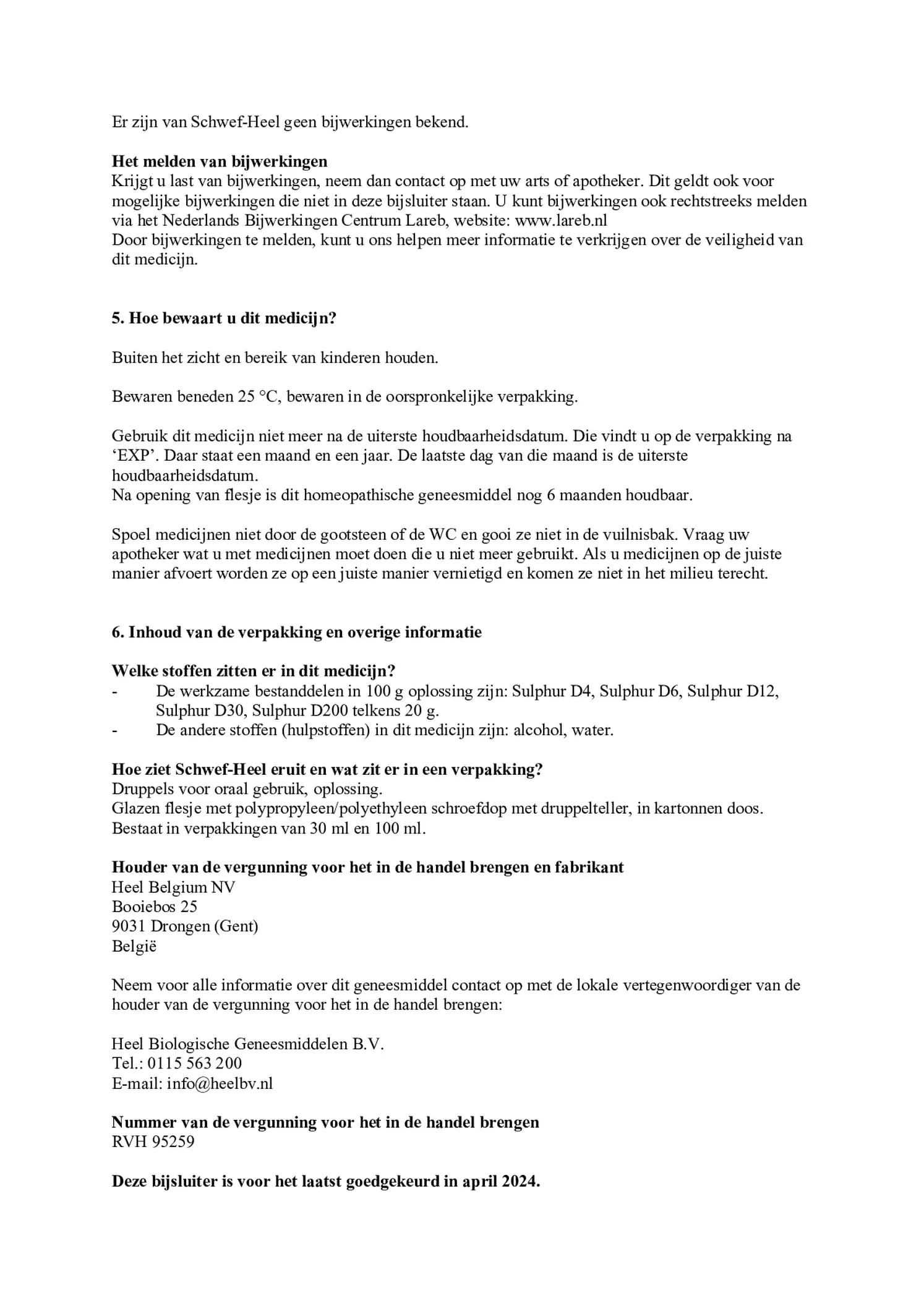 Schwef-Heel afbeelding van document #3, bijsluiter