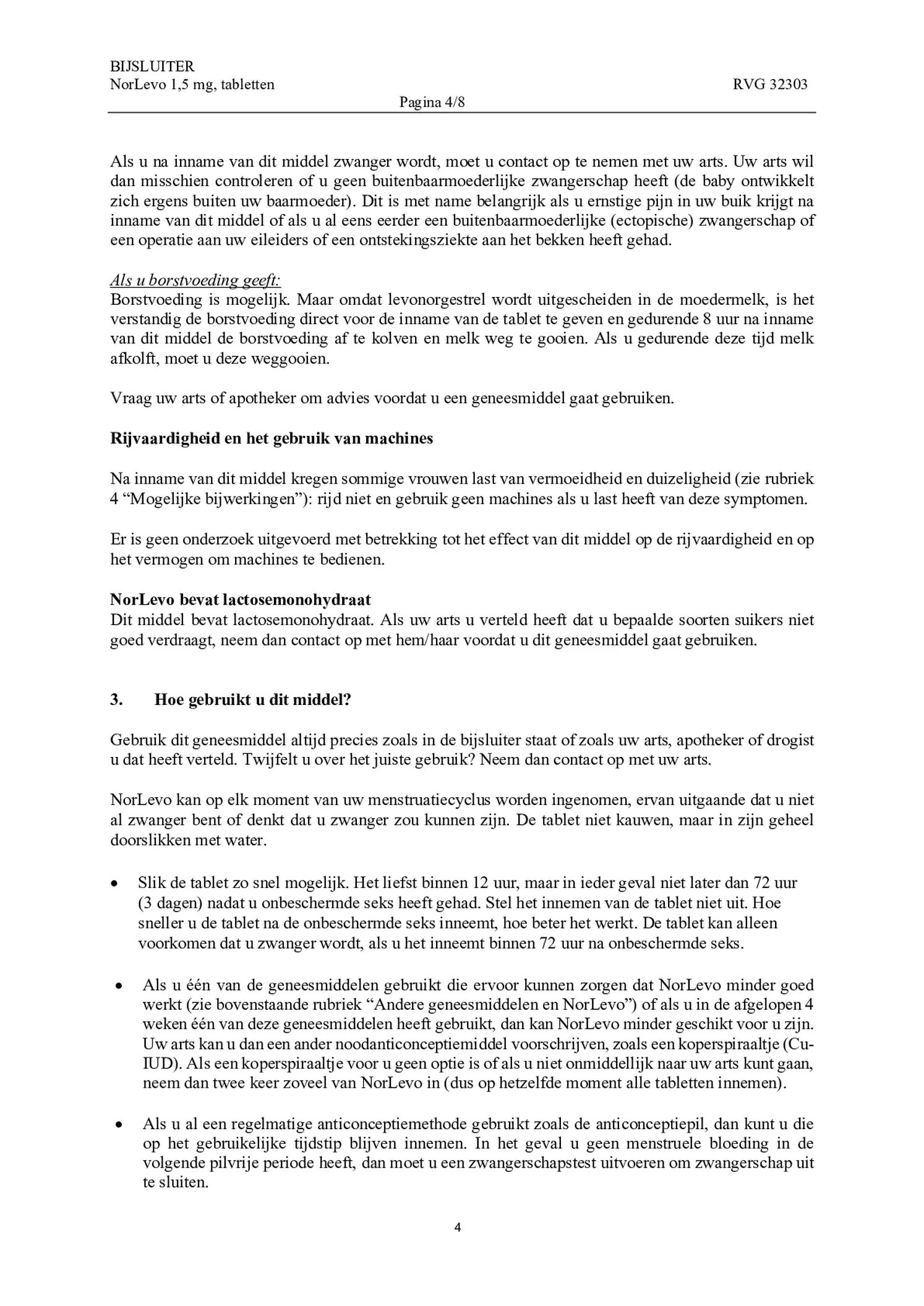 Morning After Pil 1,5 mg afbeelding van document #4, bijsluiter