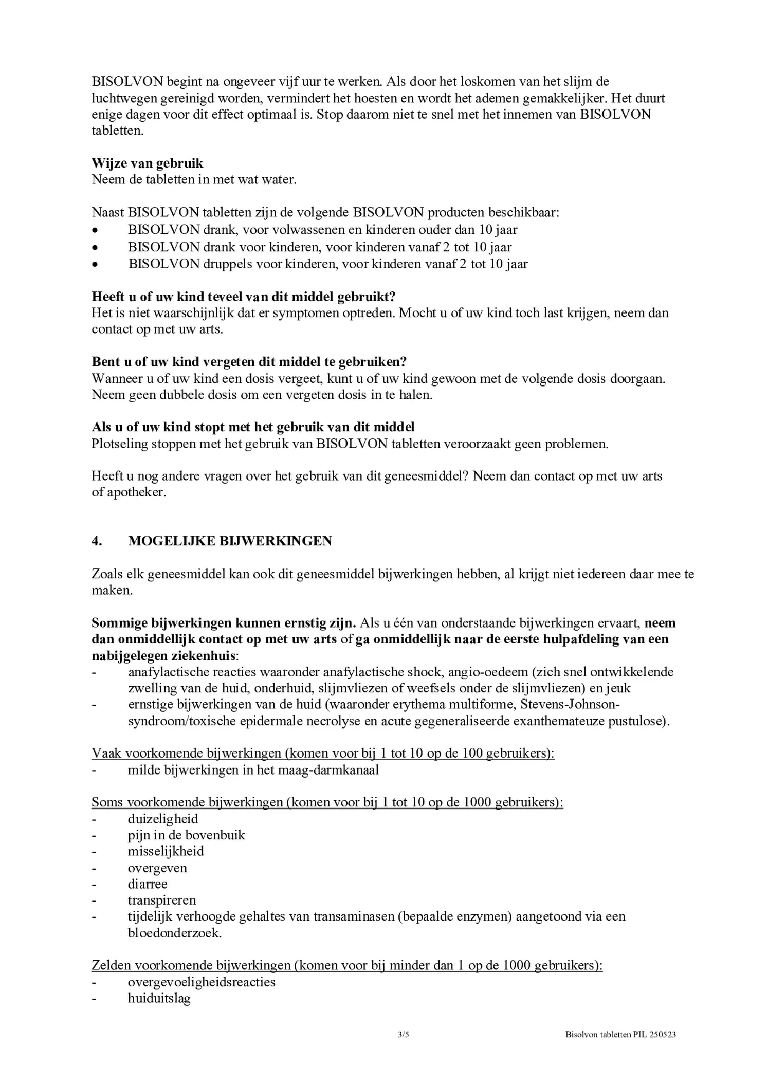 8mg Tabletten afbeelding van document #3, bijsluiter
