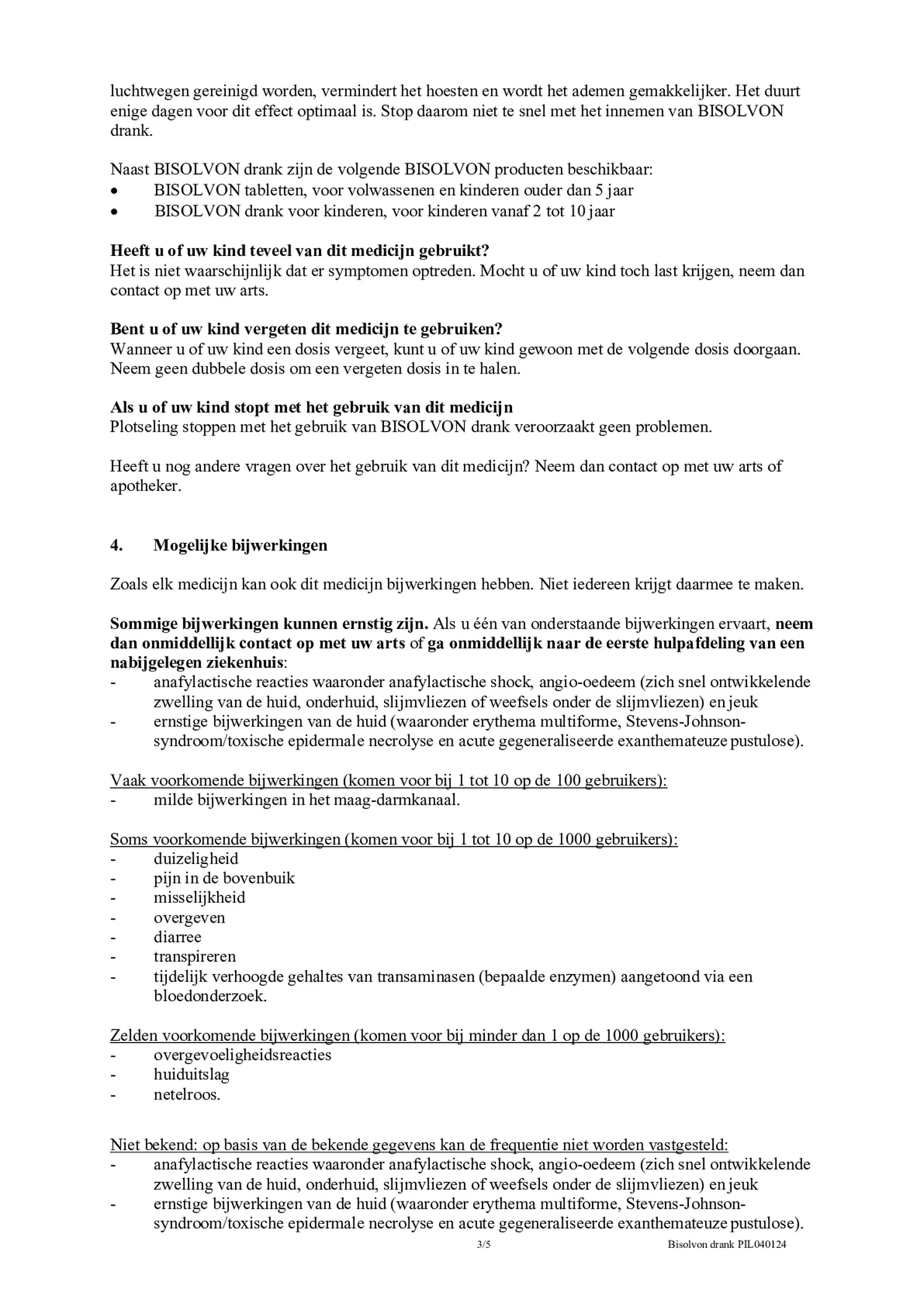 Drank 8mg/5ml afbeelding van document #3, bijsluiter