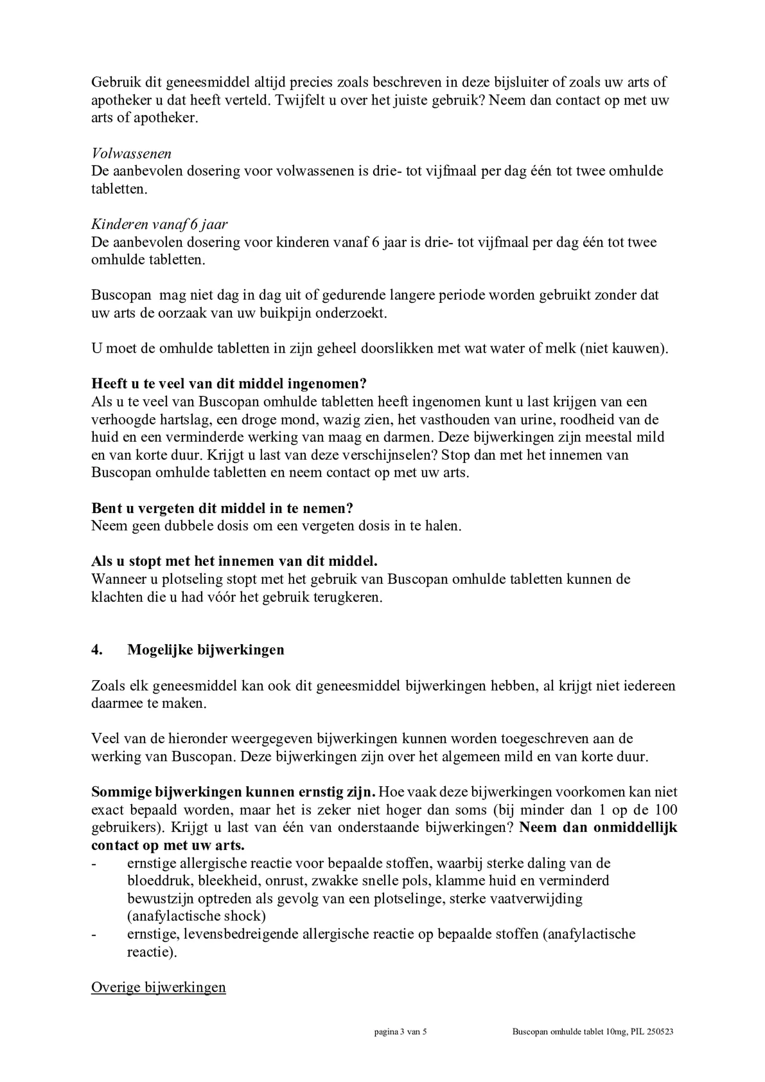 10mg Tabletten afbeelding van document #3, bijsluiter