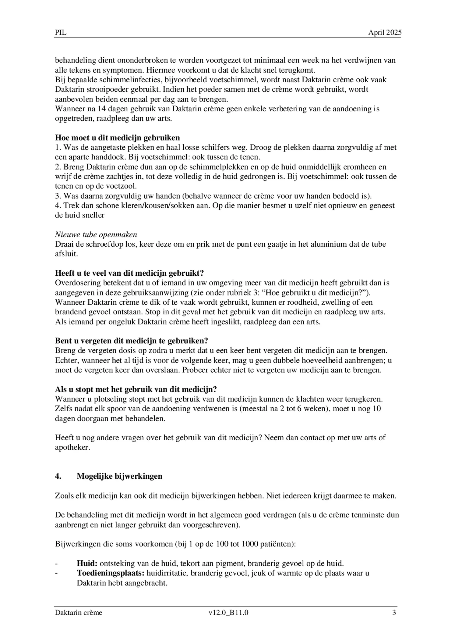 Crème 20mg Miconazol afbeelding van document #3, bijsluiter