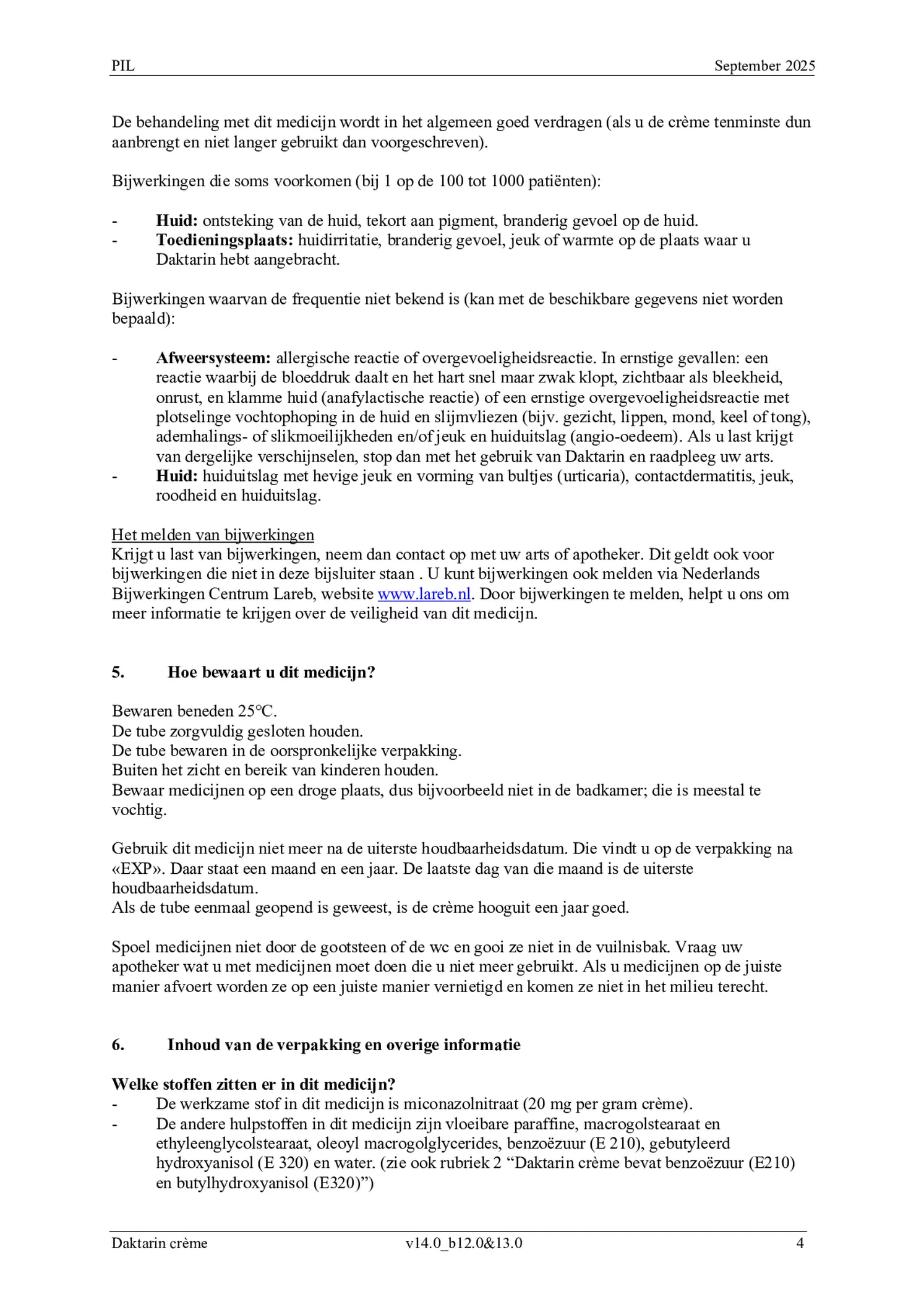 Crème 20mg Miconazol afbeelding van document #4, bijsluiter