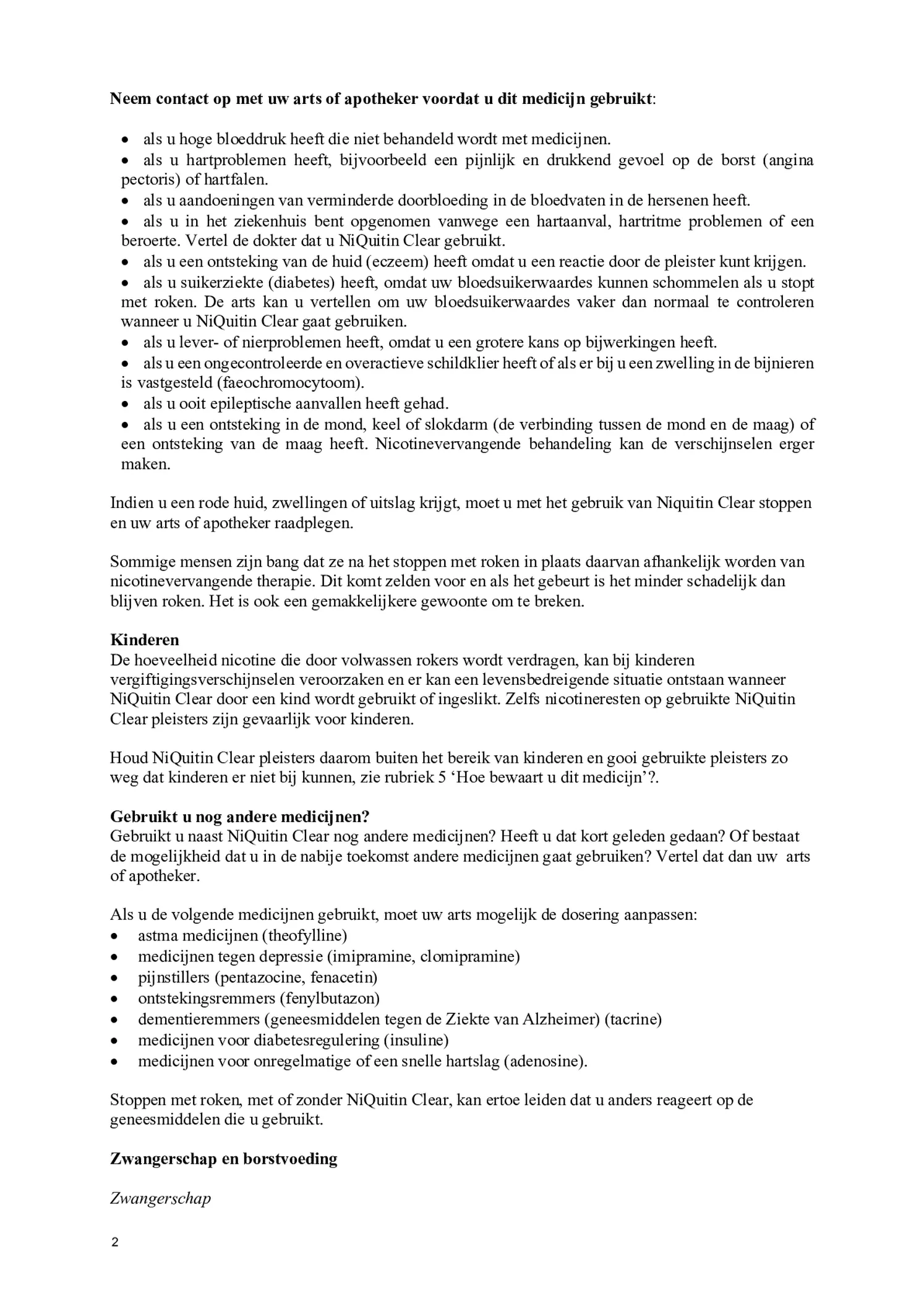 Clear Pleisters 14mg Stap 2 afbeelding van document #2, bijsluiter