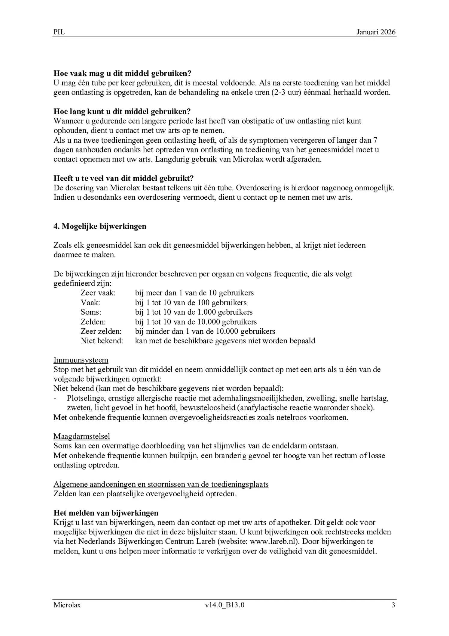 Microlax afbeelding van document #3, bijsluiter