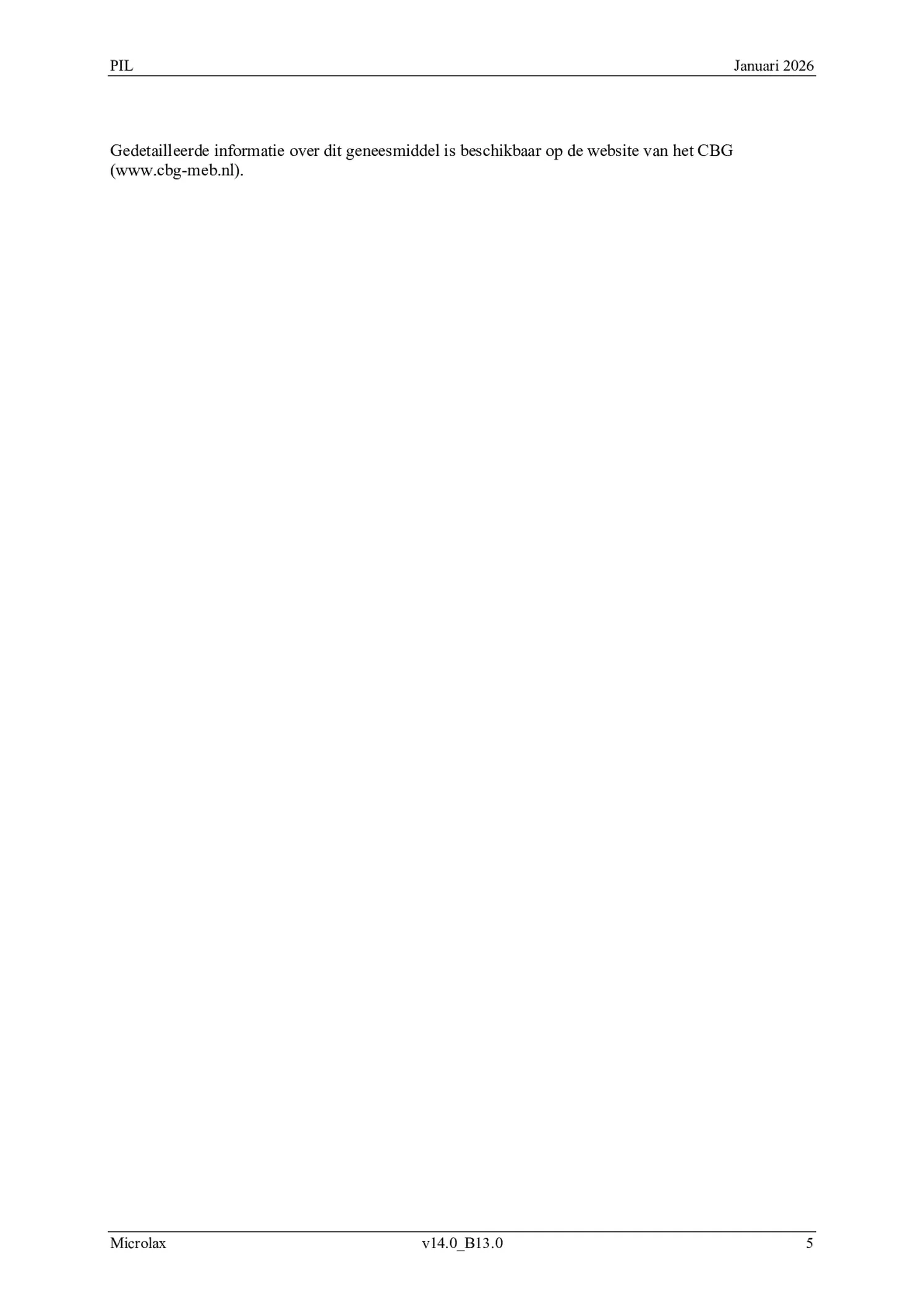 Microlax afbeelding van document #5, bijsluiter