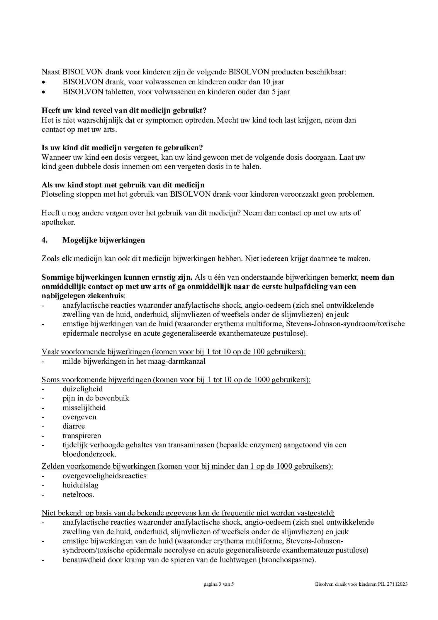 Drank voor Kinderen Aardbei afbeelding van document #3, bijsluiter