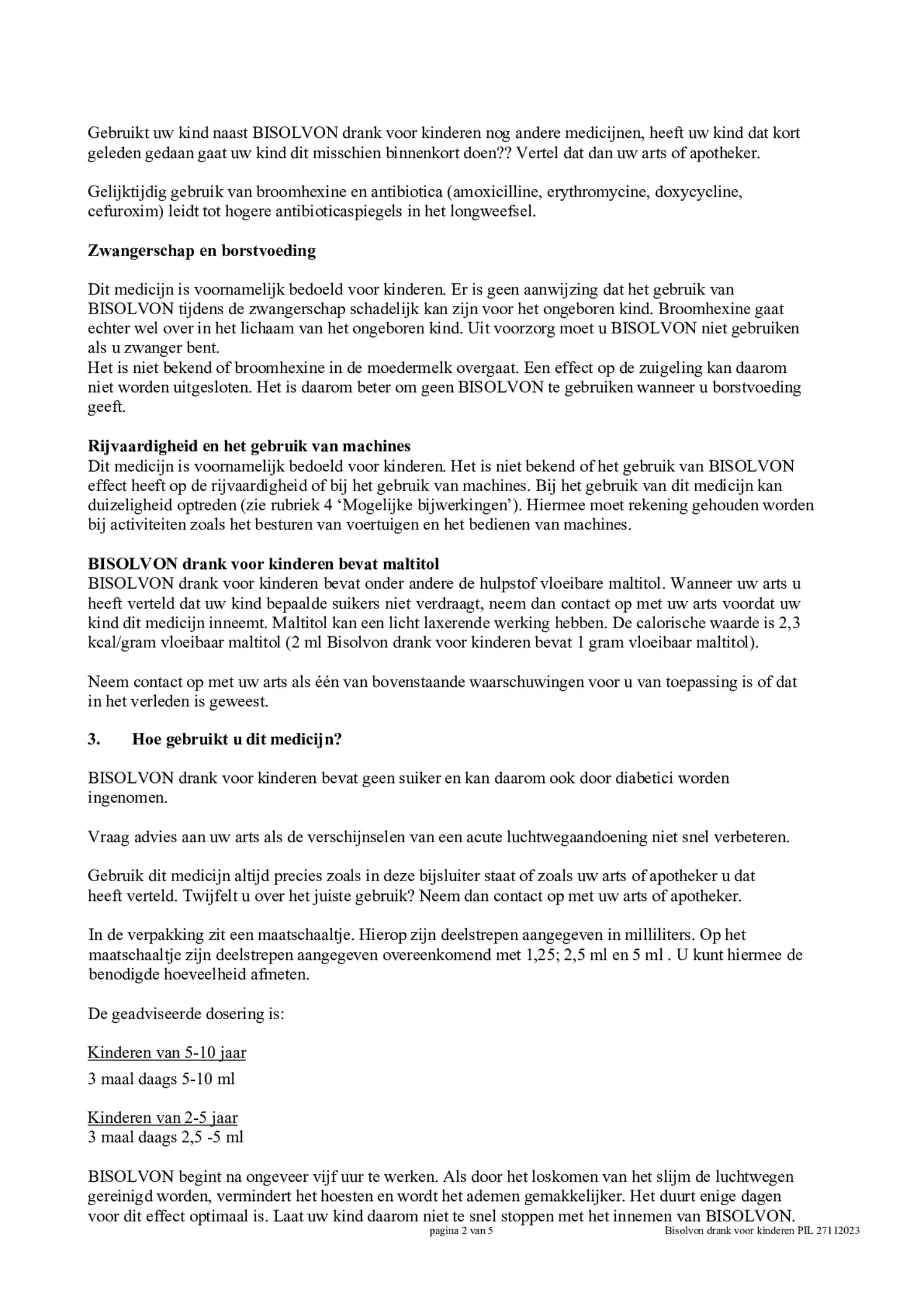 Drank voor Kinderen Aardbei afbeelding van document #2, bijsluiter