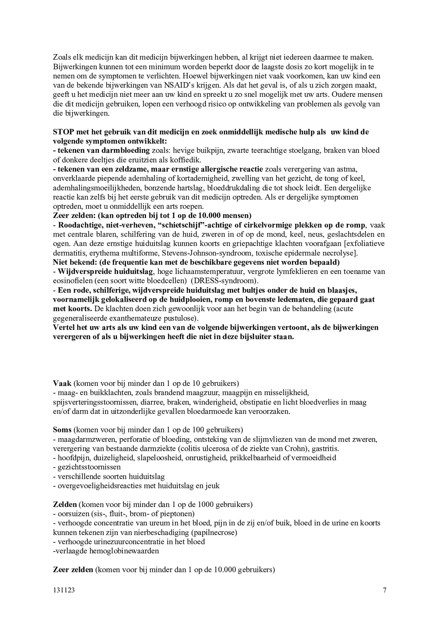 voor Kinderen Aardbei Suspensie afbeelding van document #7, bijsluiter