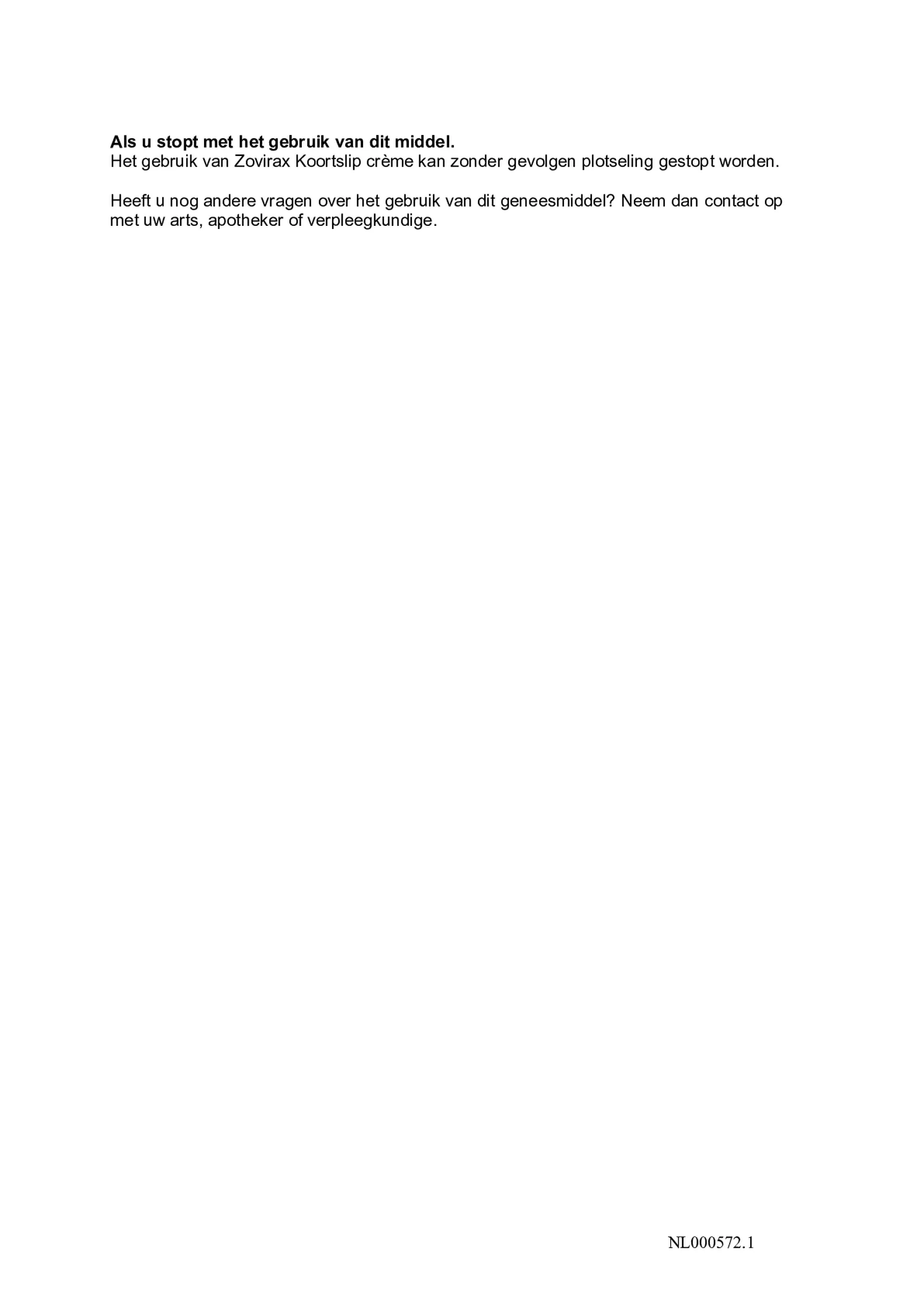 Koortslip crème (tube) afbeelding van document #4, bijsluiter