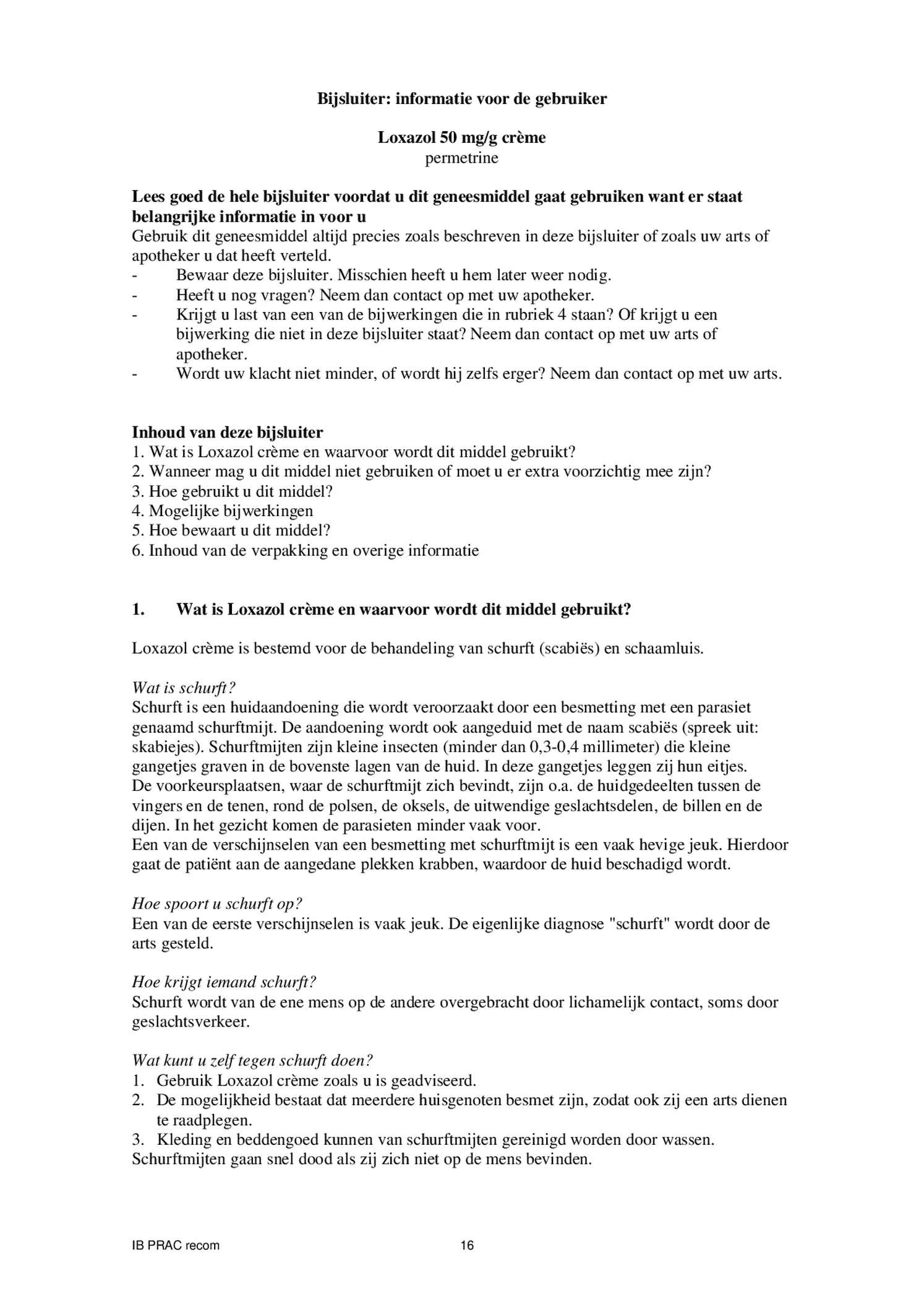 50mg Crème afbeelding van document #1, bijsluiter
