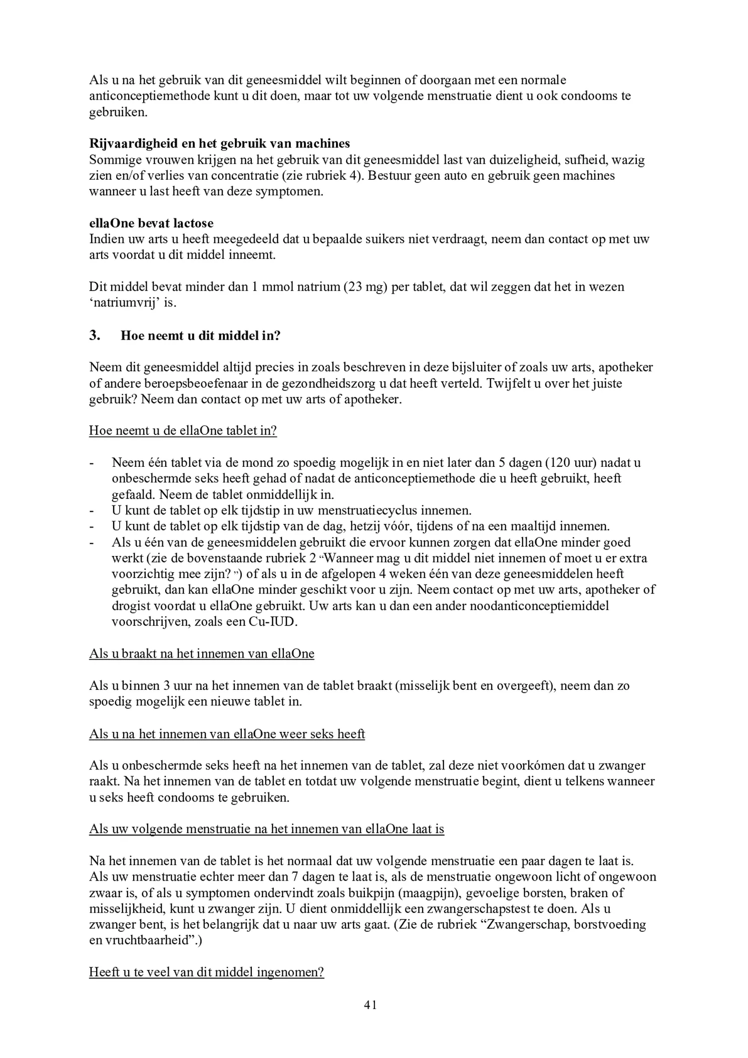 Noodanticonceptie Tablet afbeelding van document #41, bijsluiter