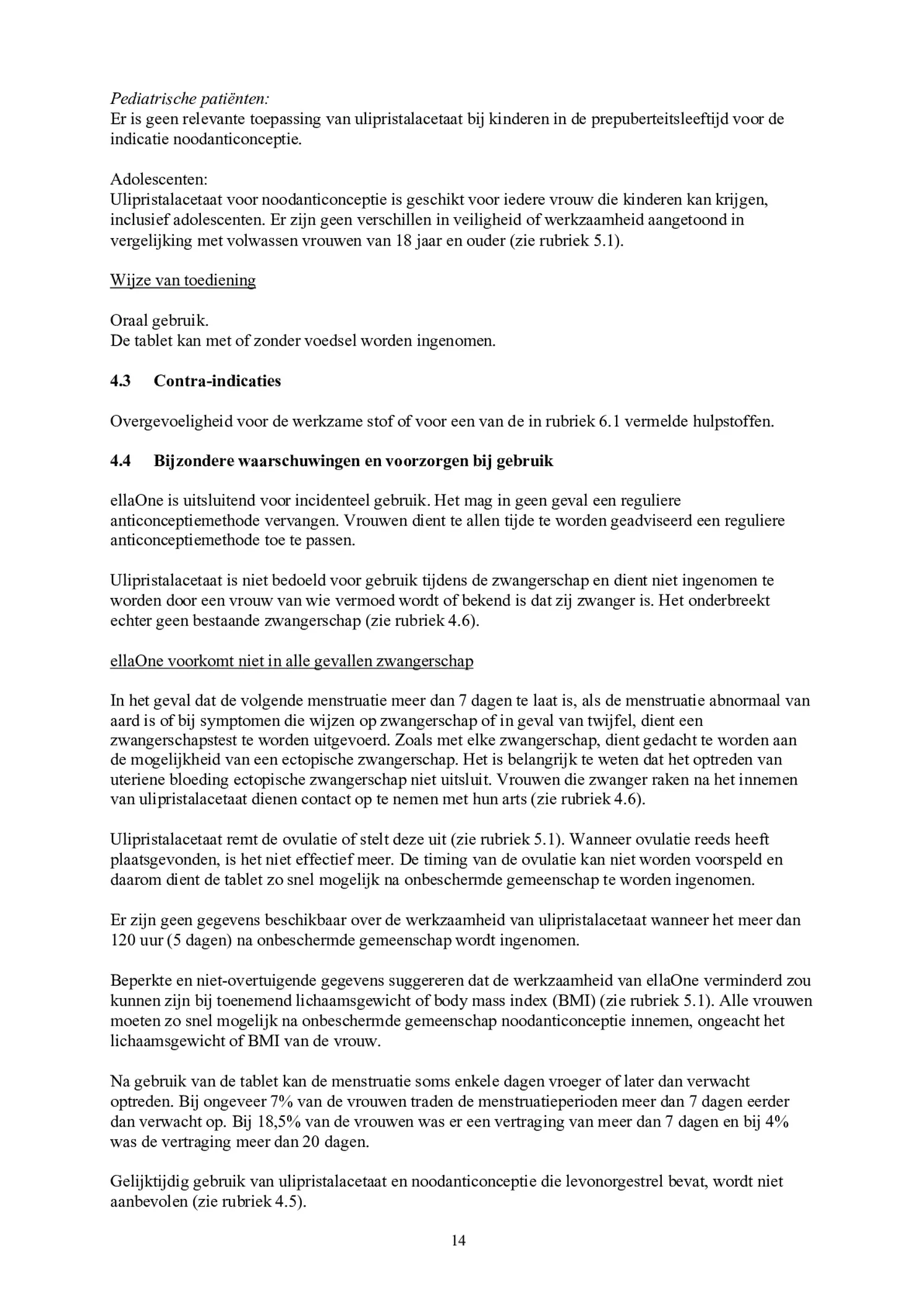 Noodanticonceptie Tablet afbeelding van document #14, bijsluiter