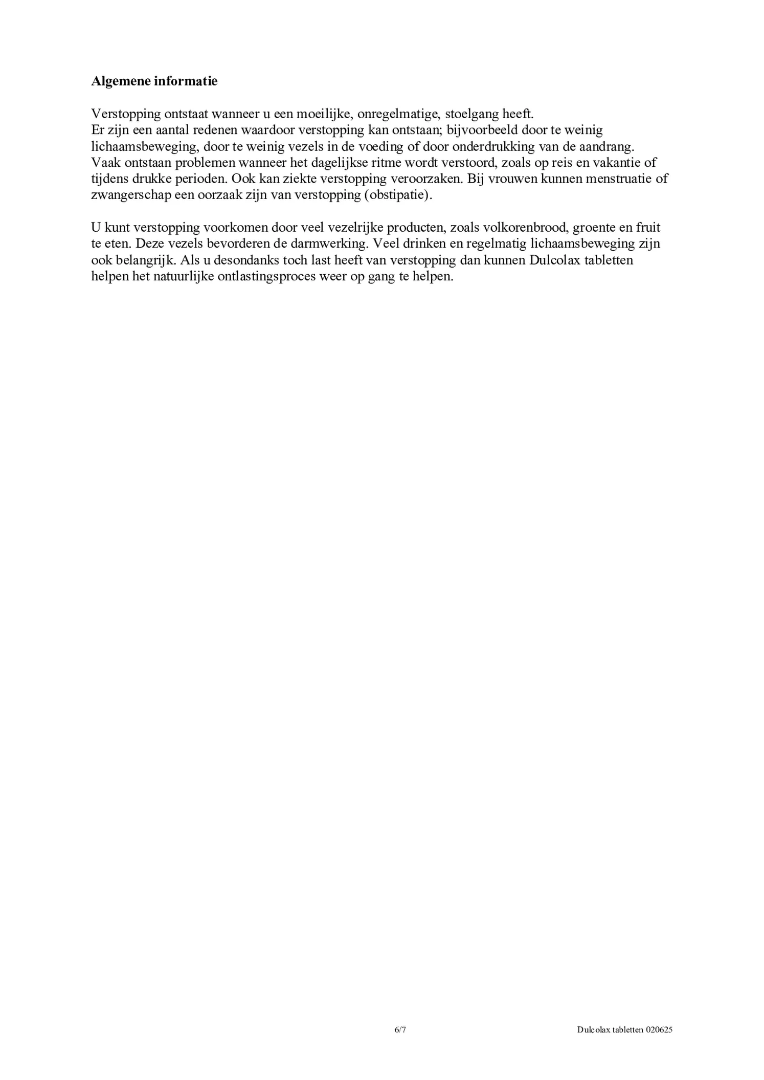 Maagsapresistente Bisacodyl 5mg Tabletten afbeelding van document #7, bijsluiter