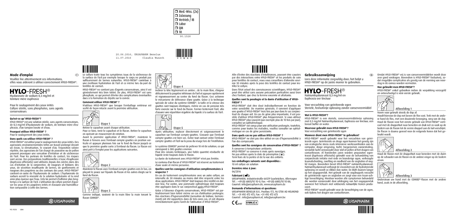 Hylo Fresh Oogdruppels afbeelding van document #1, gebruiksaanwijzing