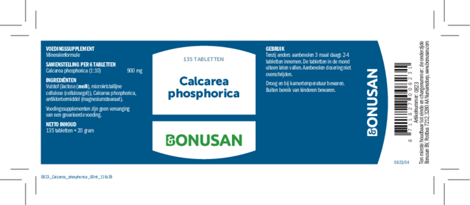 Calcarea Phosphorica Tabletten afbeelding van document #1, etiket