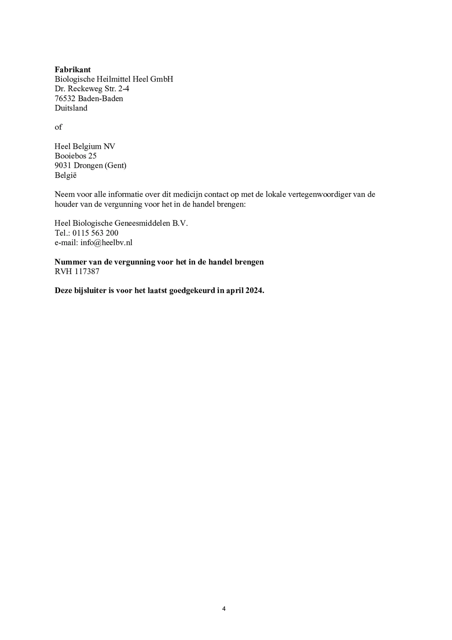 Traumeel S Druppels afbeelding van document #4, bijsluiter