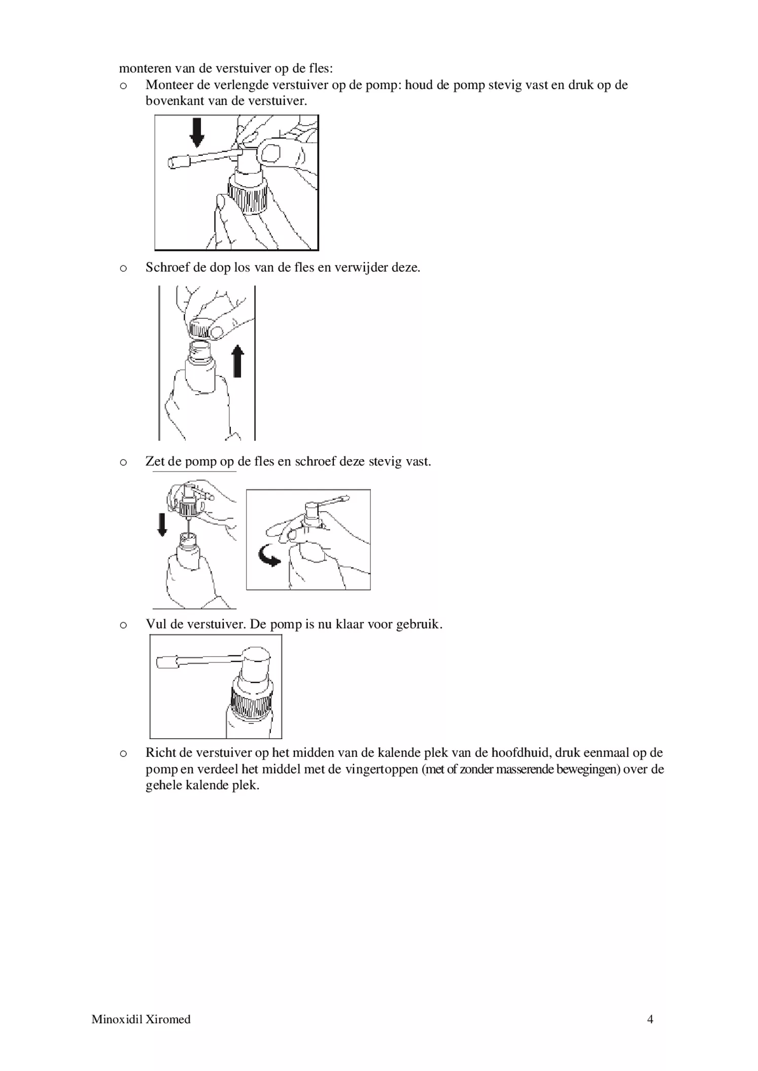 Minoxidil 20mg/ml Oplossing voor Cutaan Gebruik afbeelding van document #4, bijsluiter