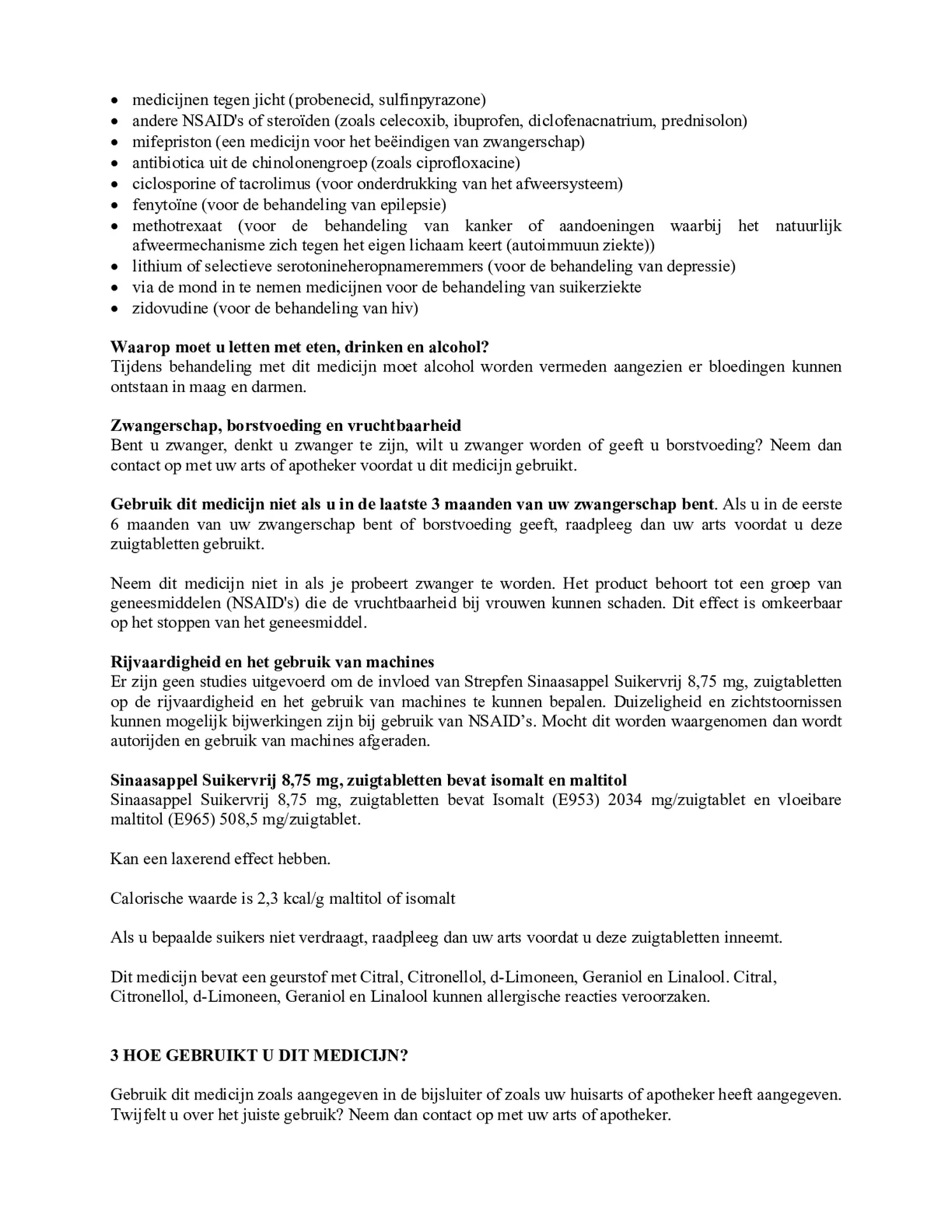 Sinaasappel Suikervij 8.75 mg Zuigtabletten afbeelding van document #3, bijsluiter