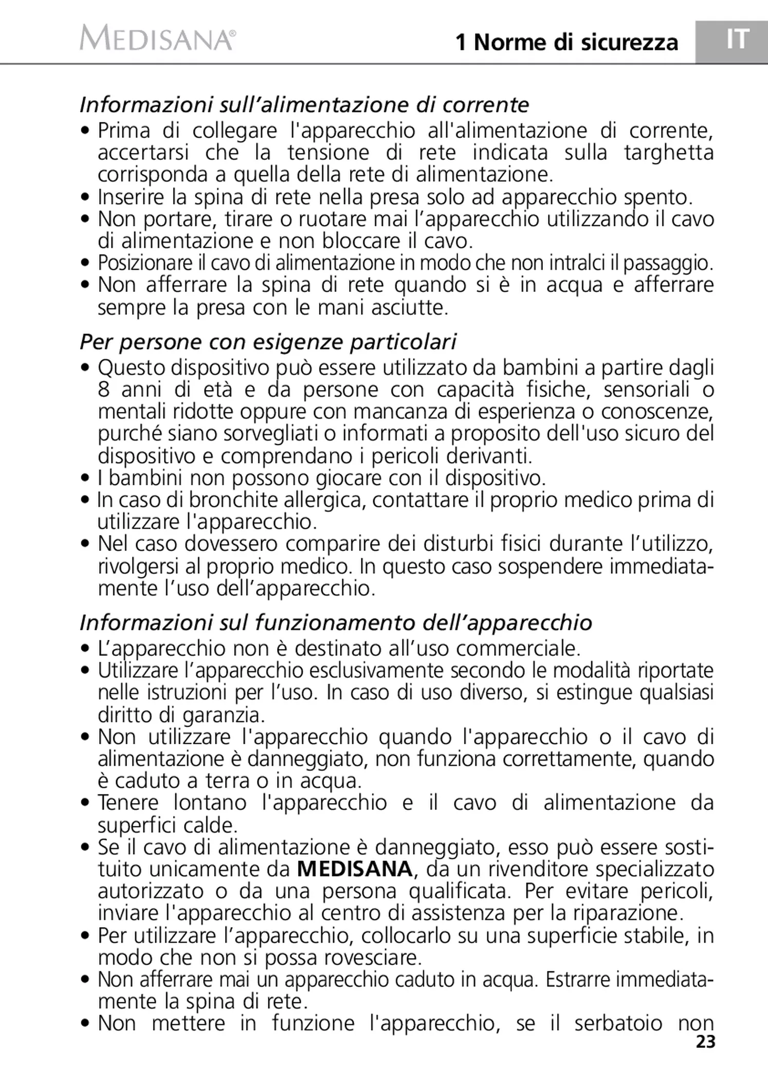 AH 660 Luchtbevochtiger afbeelding van document #23, gebruiksaanwijzing