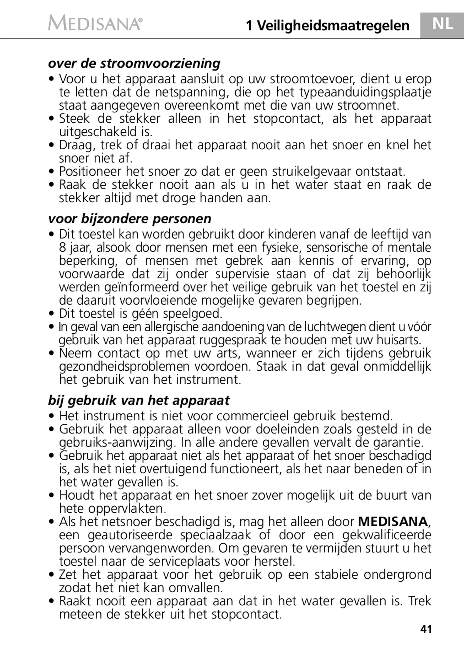 AH 660 Luchtbevochtiger afbeelding van document #41, gebruiksaanwijzing