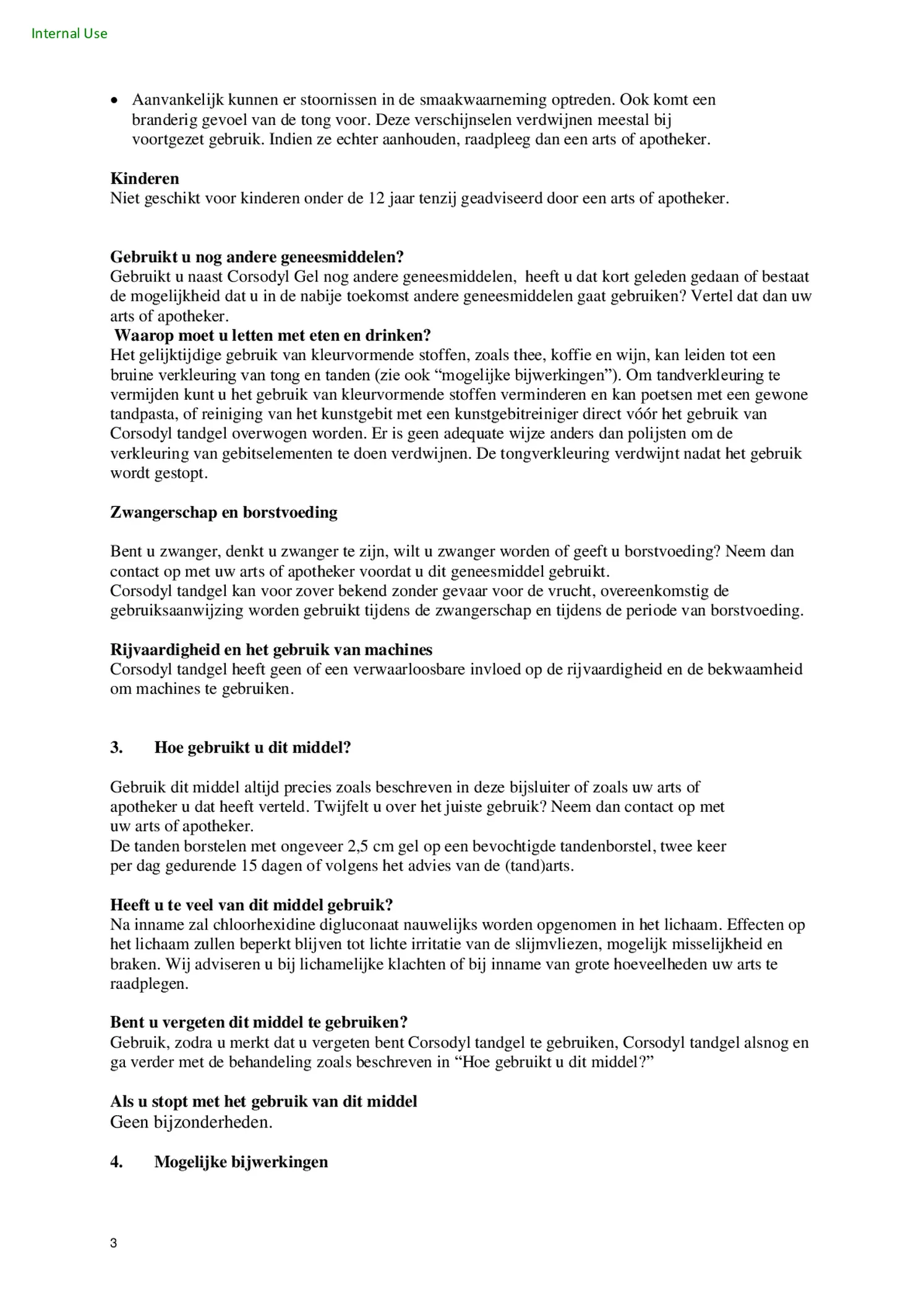 Tandgel - voor het doelgericht voorkomen van tandvlees ontsteking afbeelding van document #3, bijsluiter