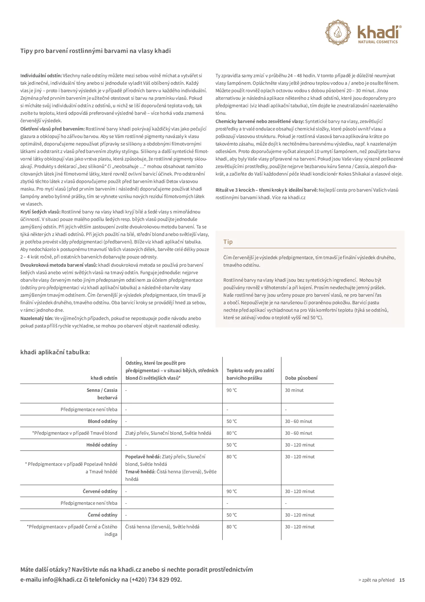 Haarverf Natural Hazel afbeelding van document #15, gebruiksaanwijzing