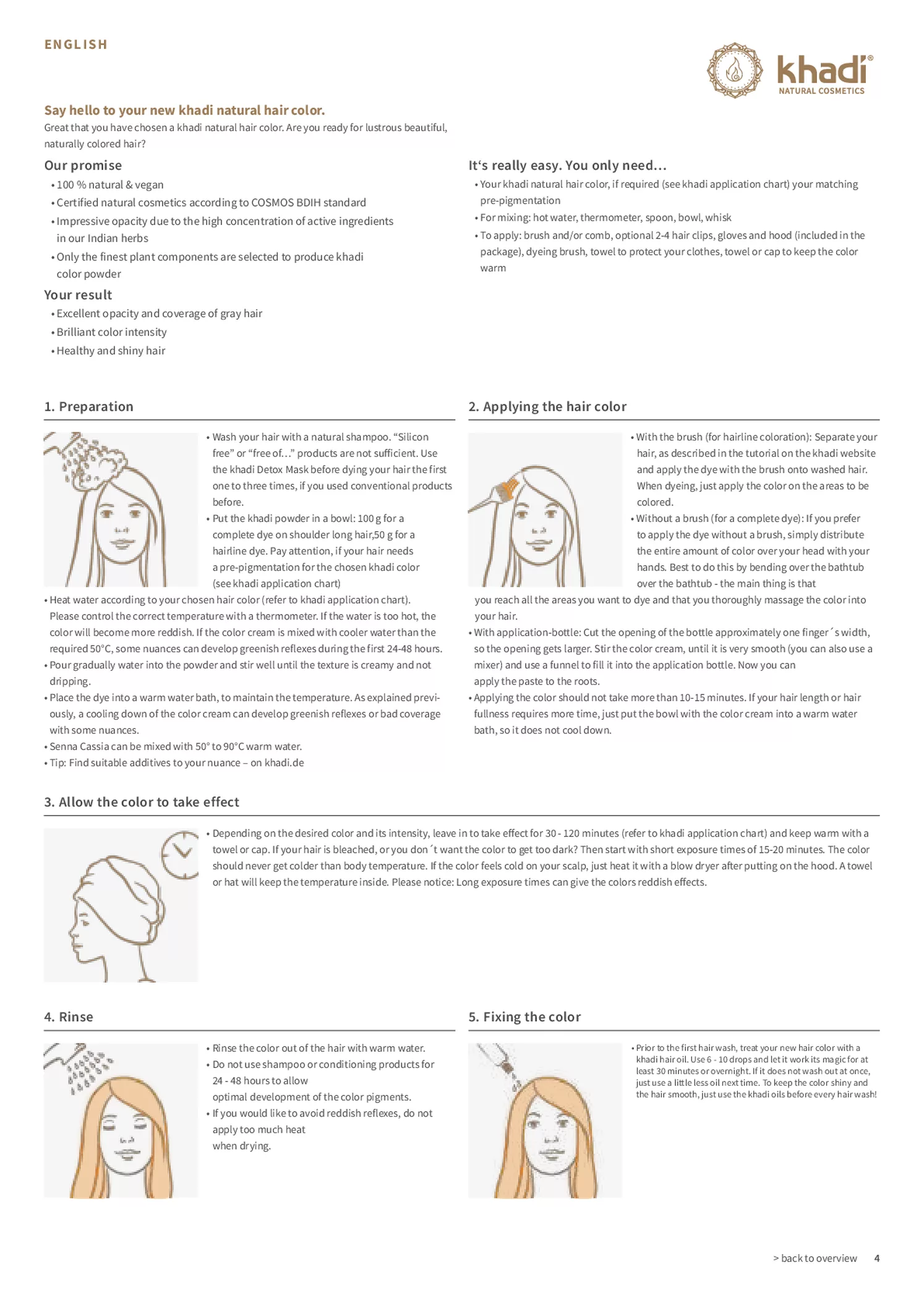 Haarverf Natural Hazel afbeelding van document #4, gebruiksaanwijzing
