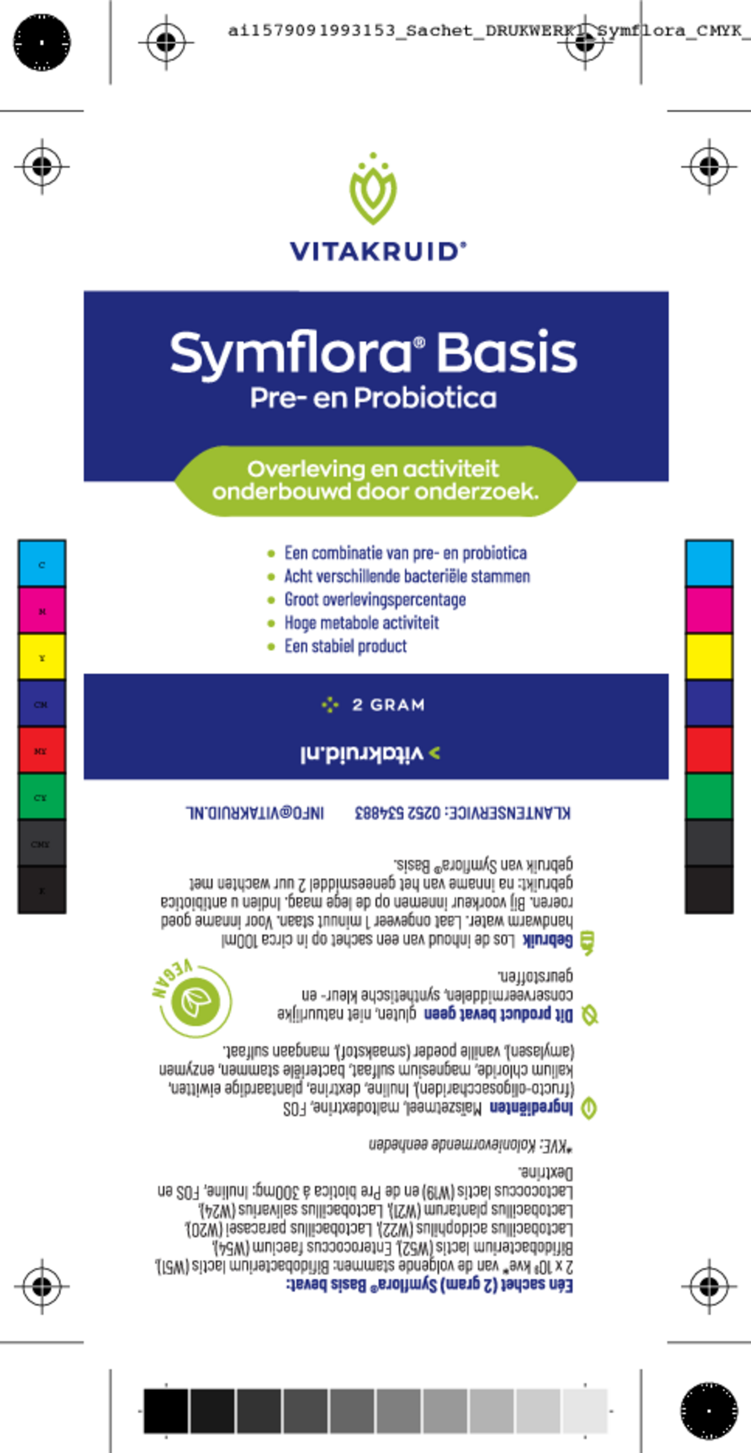 Symflora® Basis Sachets afbeelding van document #1, etiket