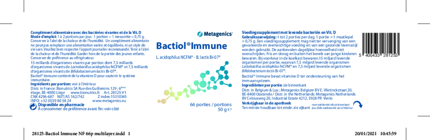 Bactiol Immune afbeelding van document #1, etiket