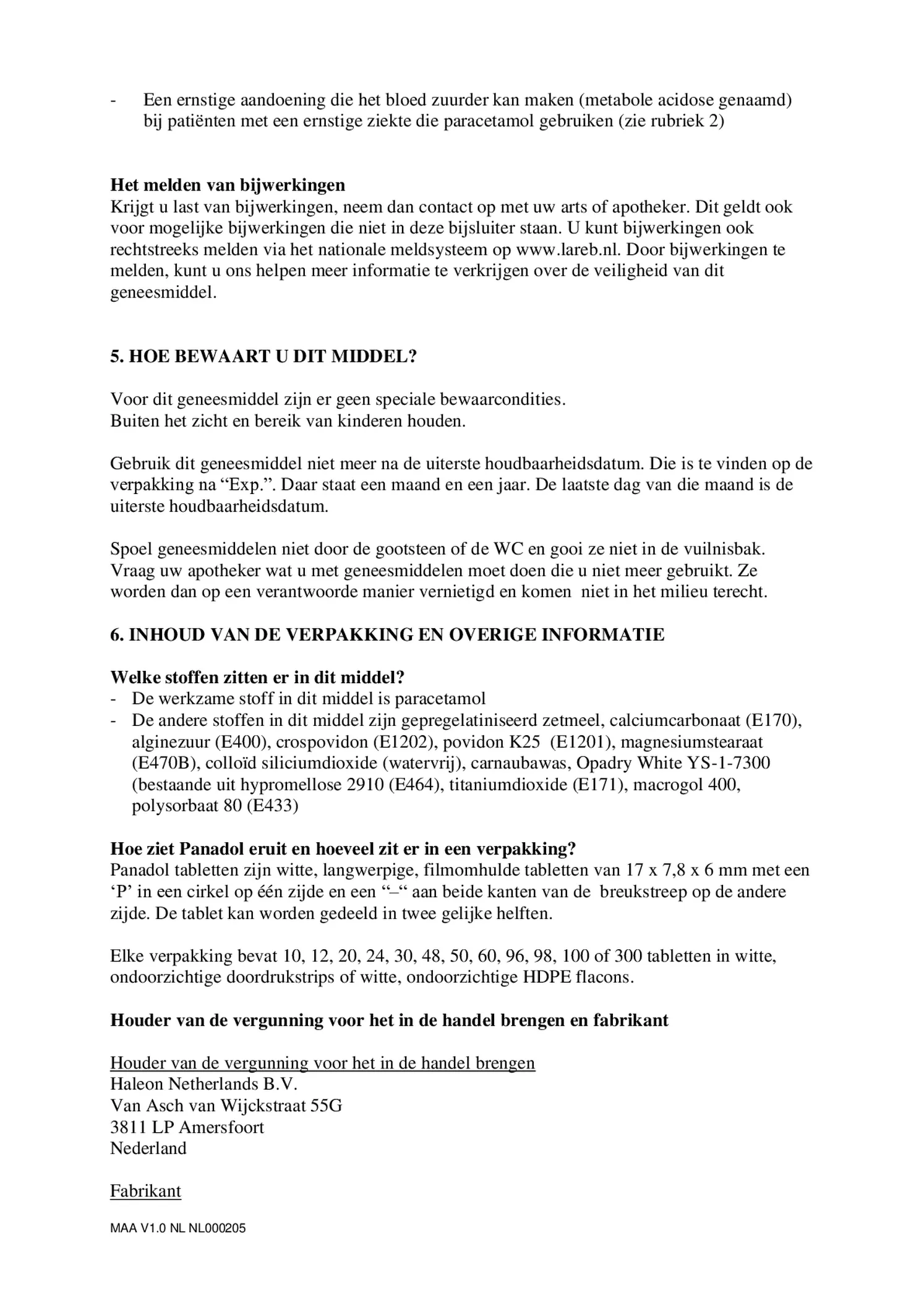 500 mg Filmomhulde Tabletten afbeelding van document #6, bijsluiter