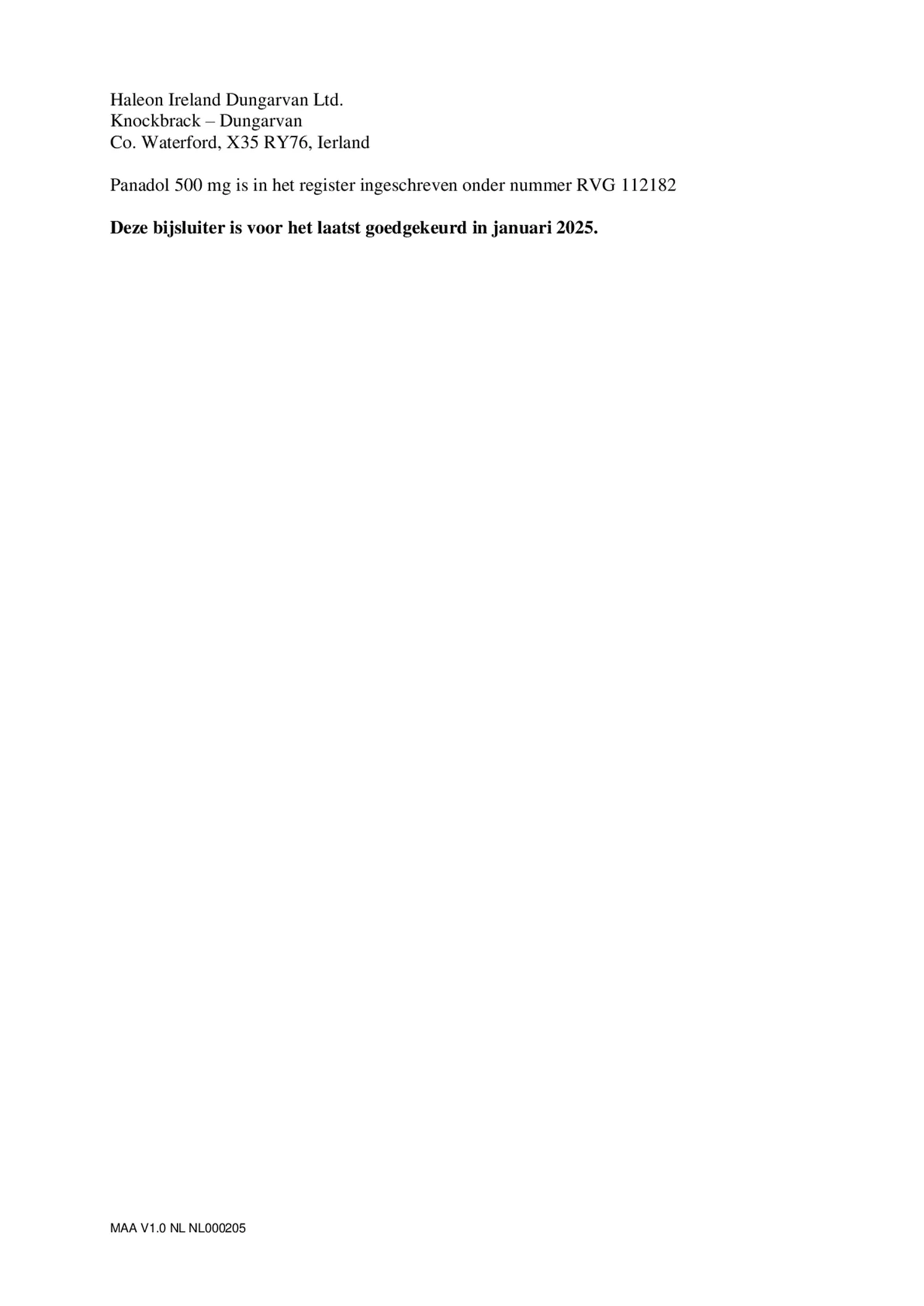 500 mg Filmomhulde Tabletten afbeelding van document #7, bijsluiter