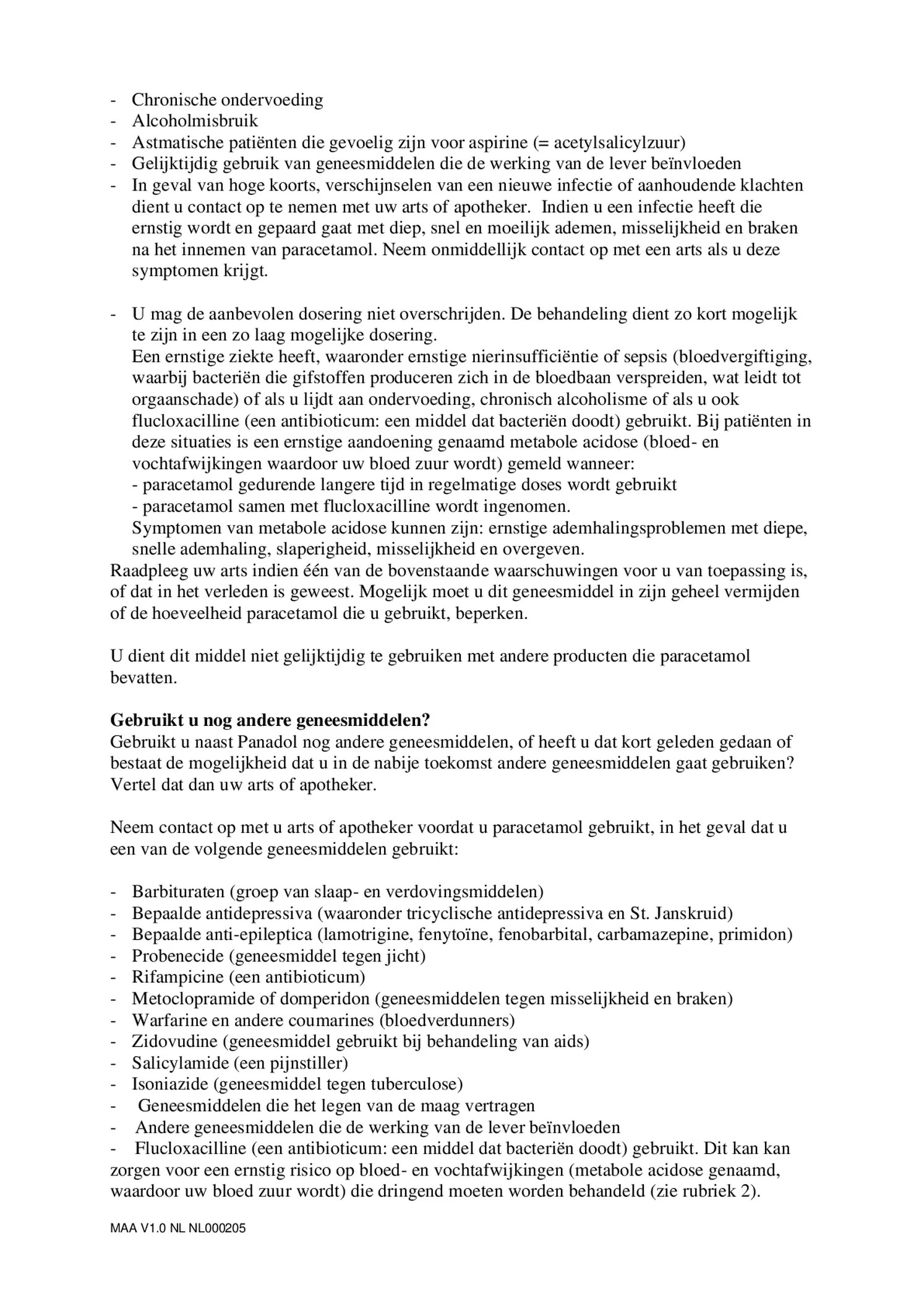 500 mg Filmomhulde Tabletten afbeelding van document #2, bijsluiter