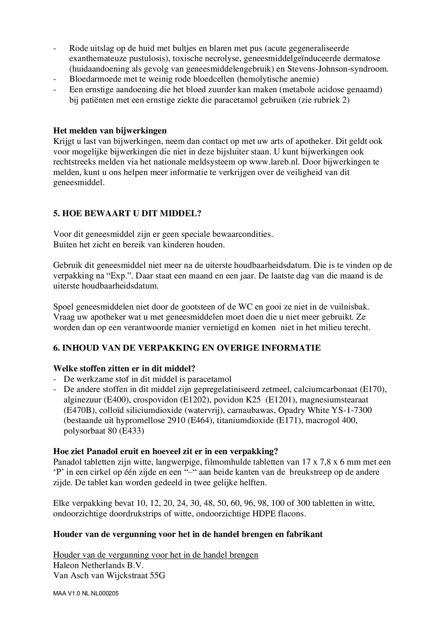 500 mg Filmomhulde Tabletten afbeelding van document #6, bijsluiter